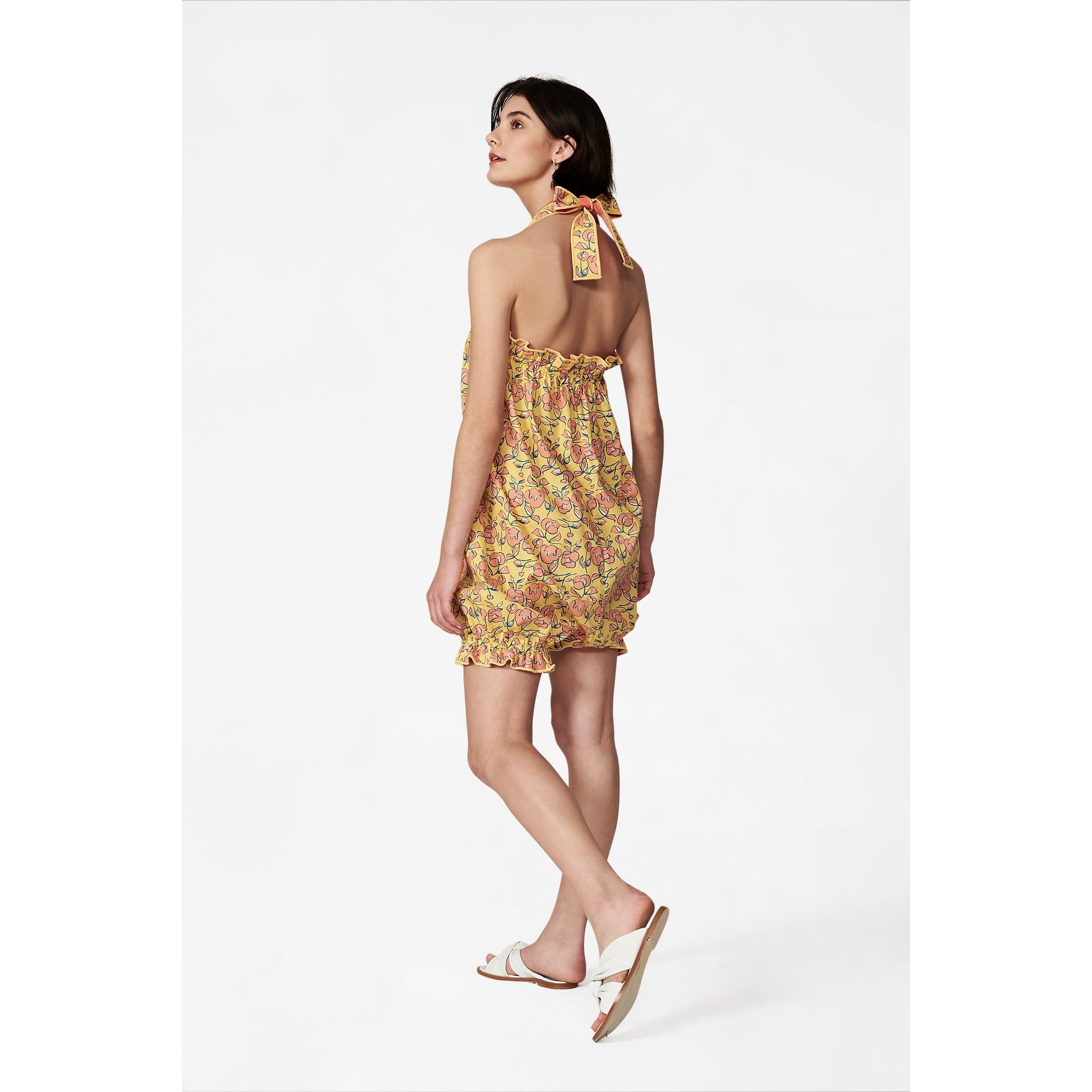 Women's Peter Playsuit in Yellow by Casey Marks