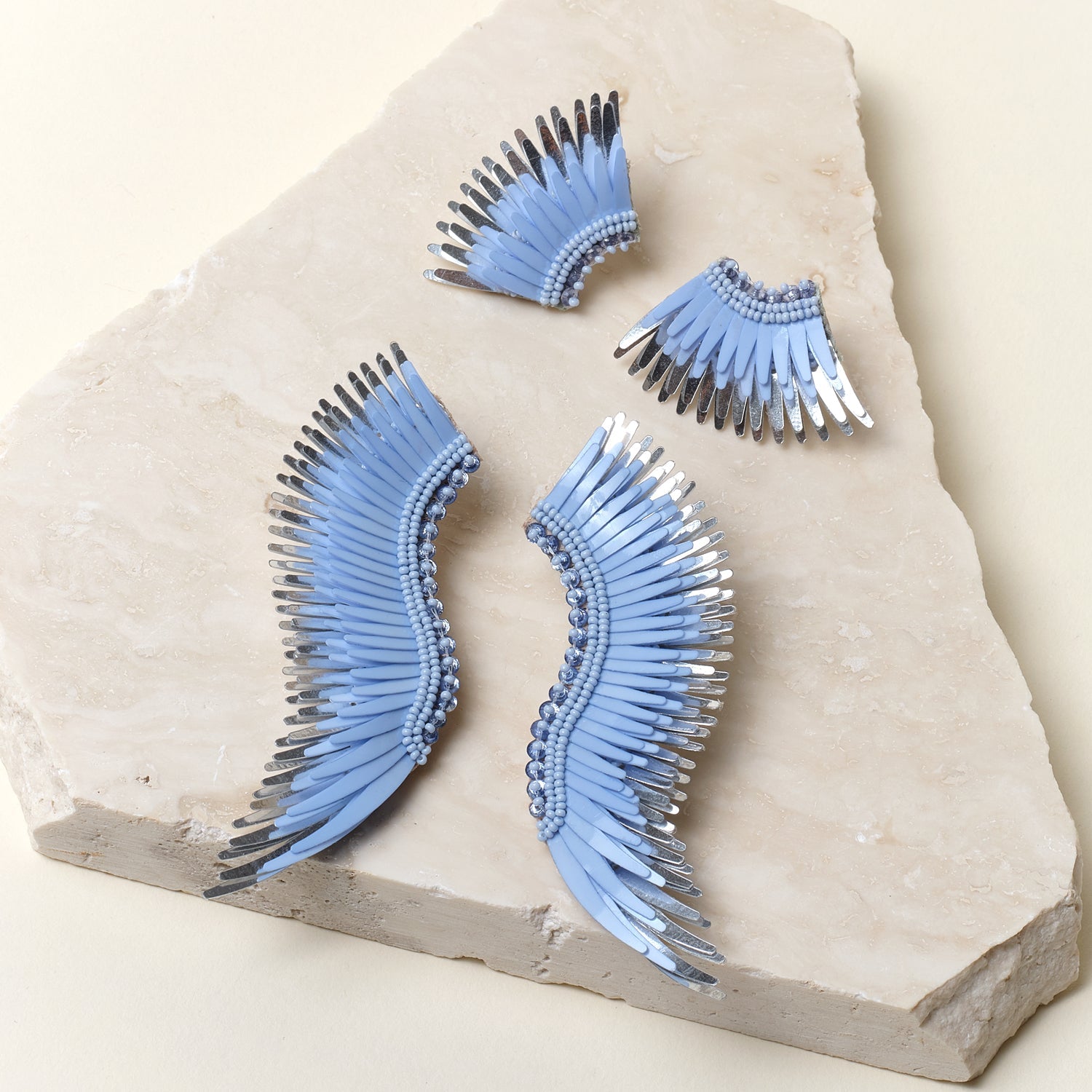 Mini Madeline Earrings Carolina Blue by Mignonne Gavigan