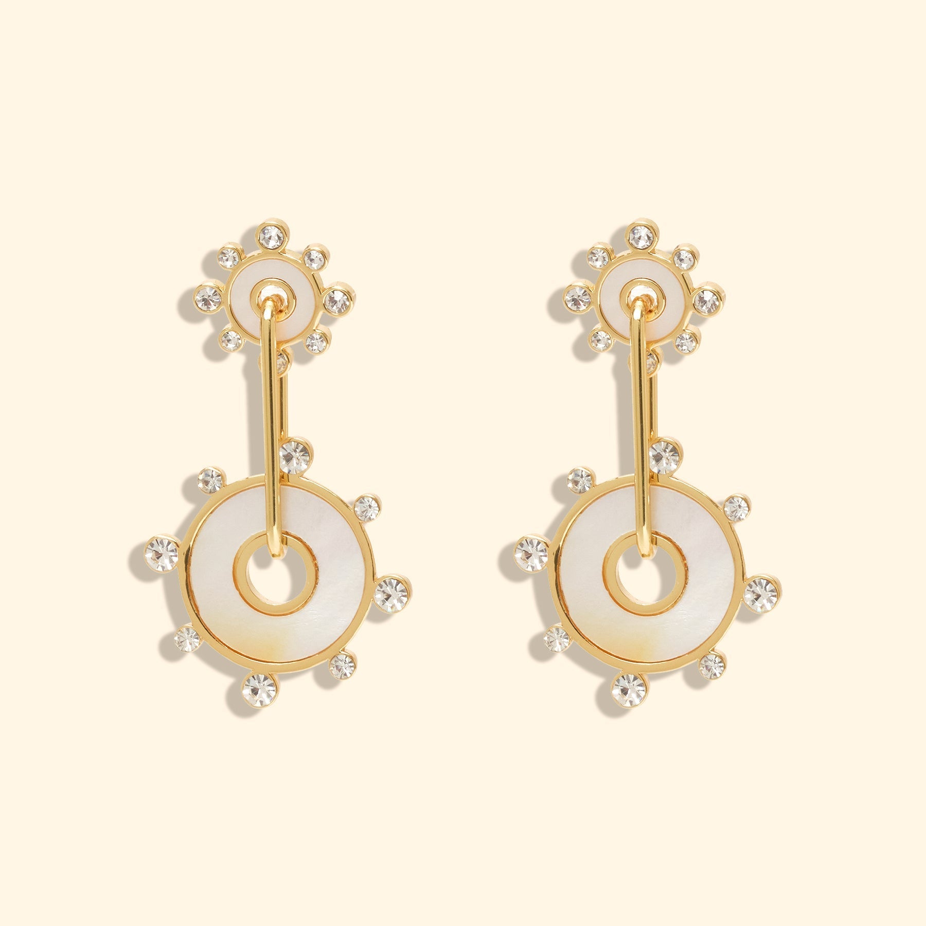 Mignonne Gavigan Lux Betty Pearl Hoop Earrings