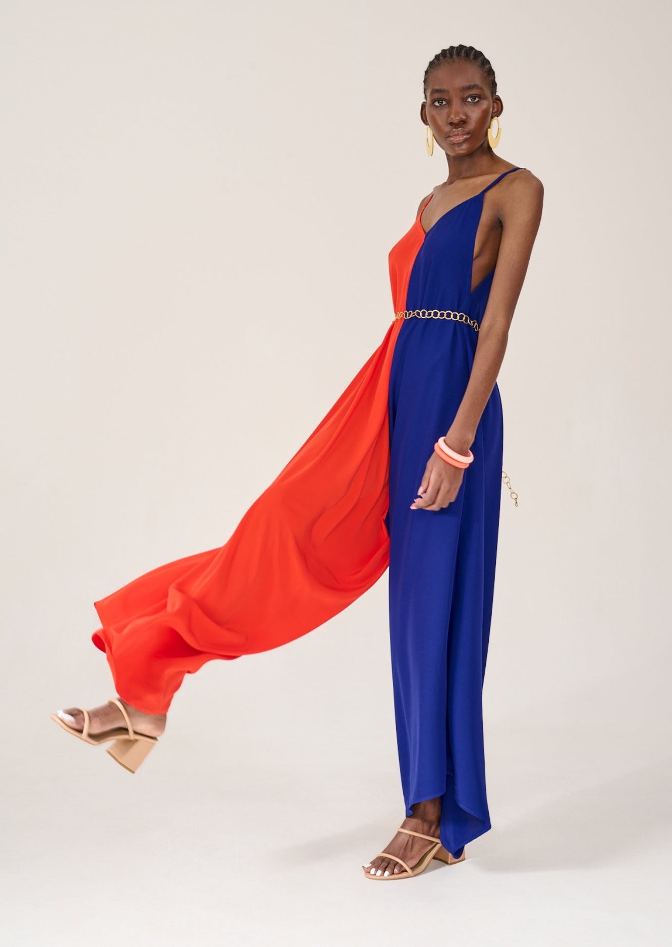 Longstreet Color Block Jumpsuit by Kahindo