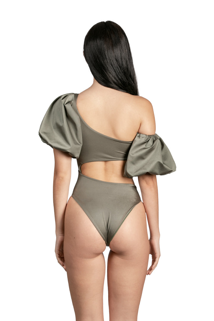 Federica One Piece in Green by Sanlier