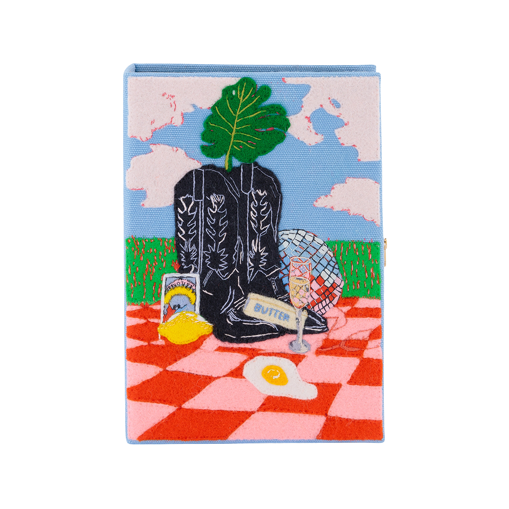 Cowboy Joy Book Clutch by Olympia Le Tan