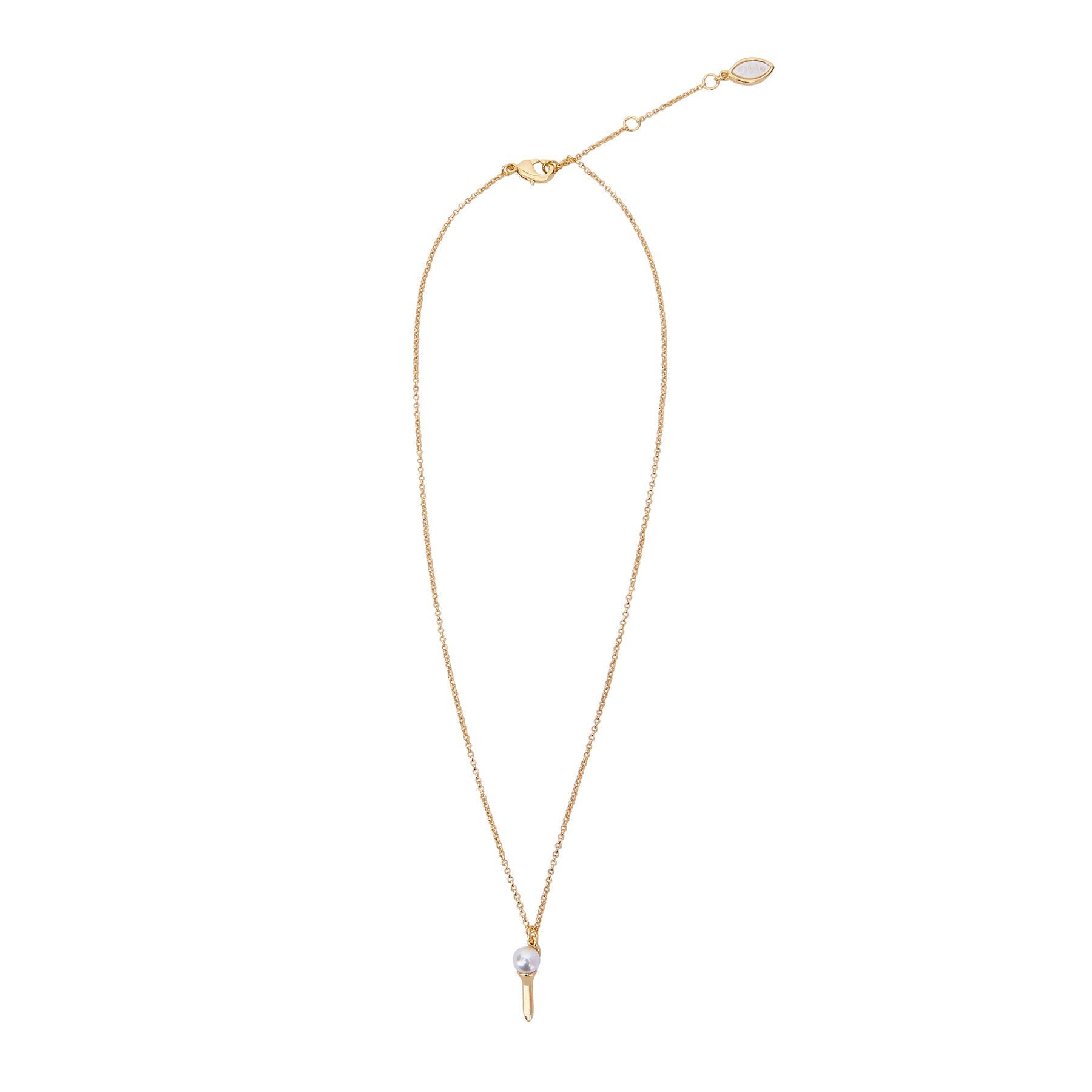 Tee Necklace Gold by Mignonne Gavigan