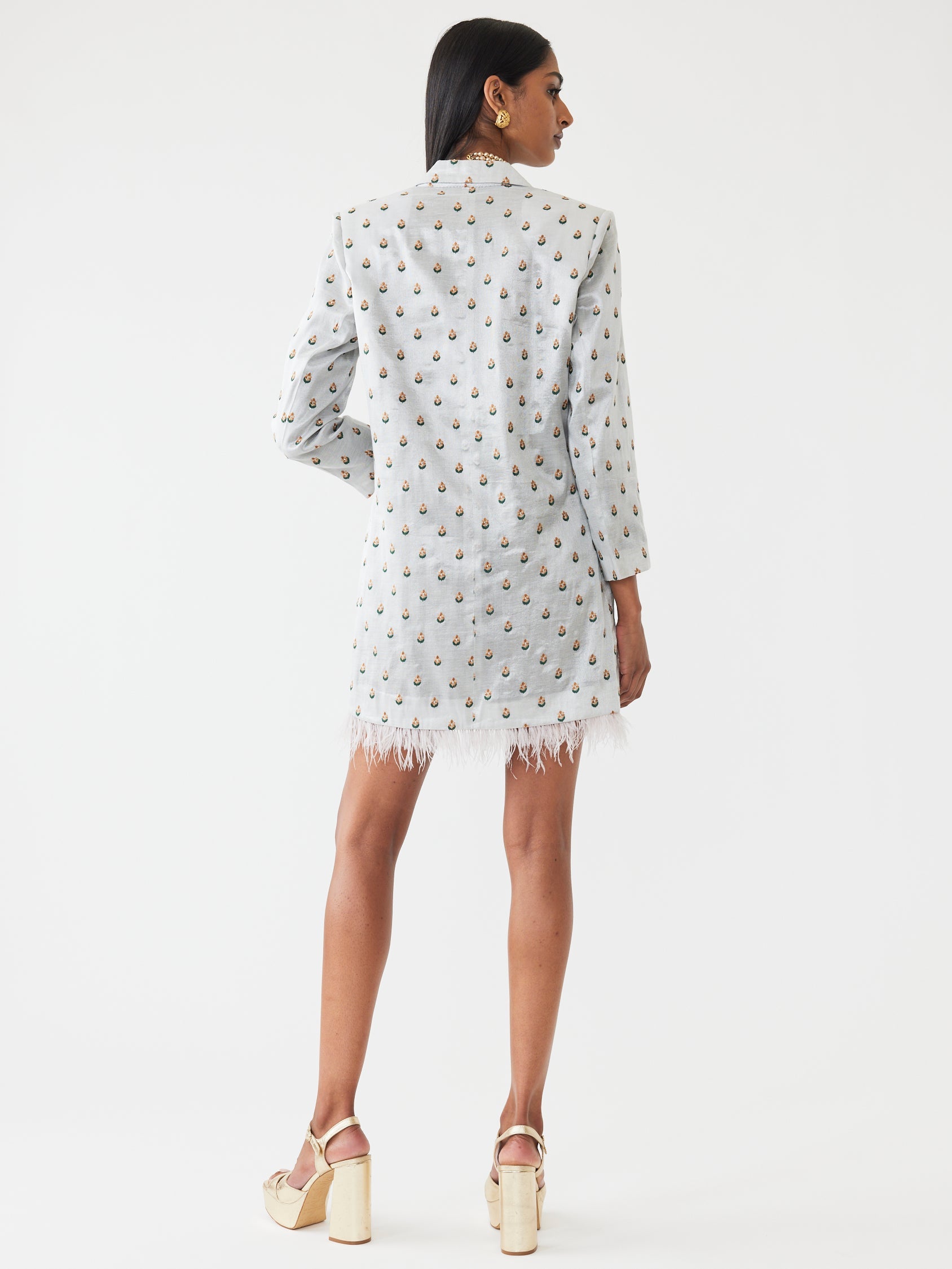 Alex Embroidered Blazer Dress by Eddy