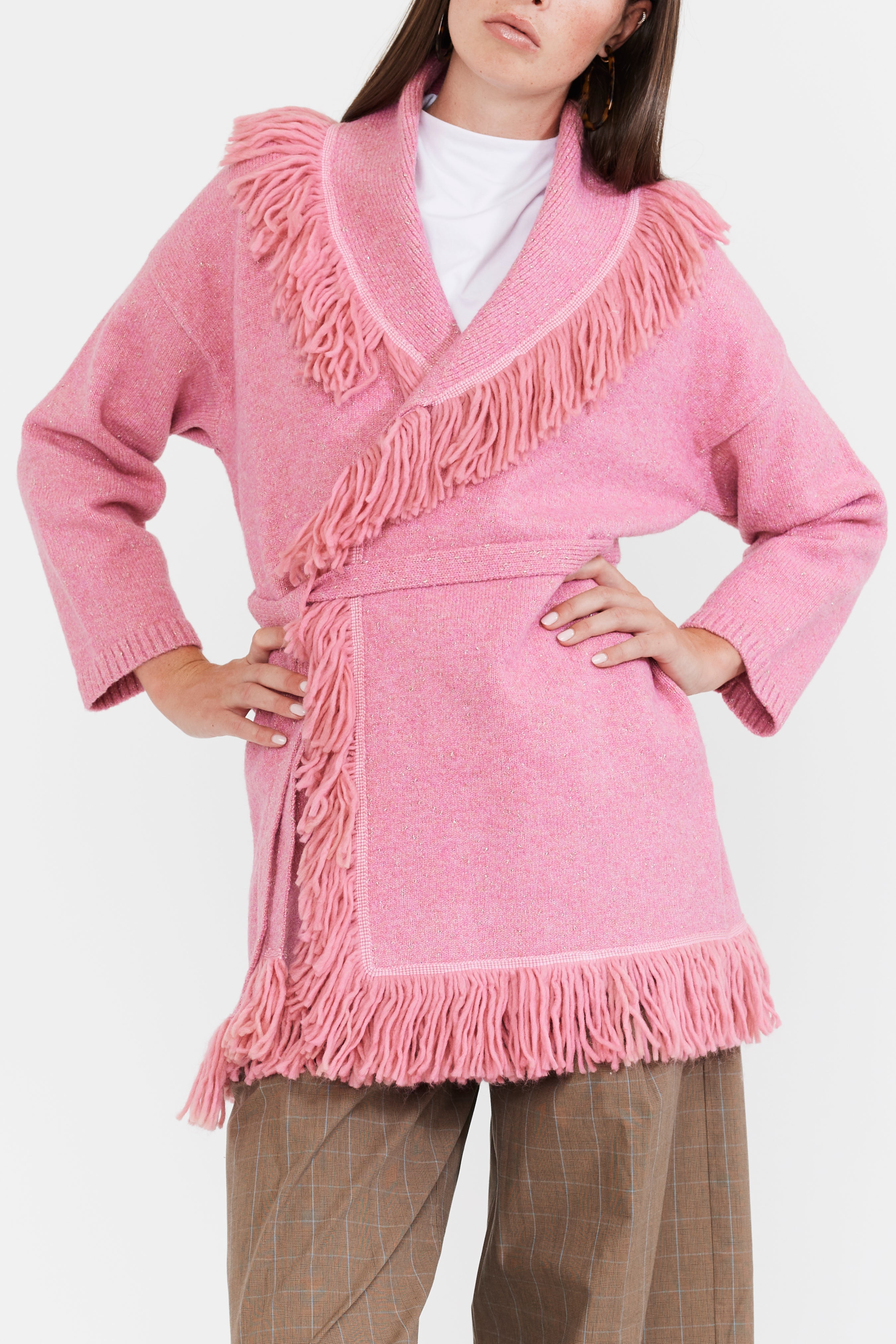 Tatiana Fringe Wrap Cardigan by Eddy