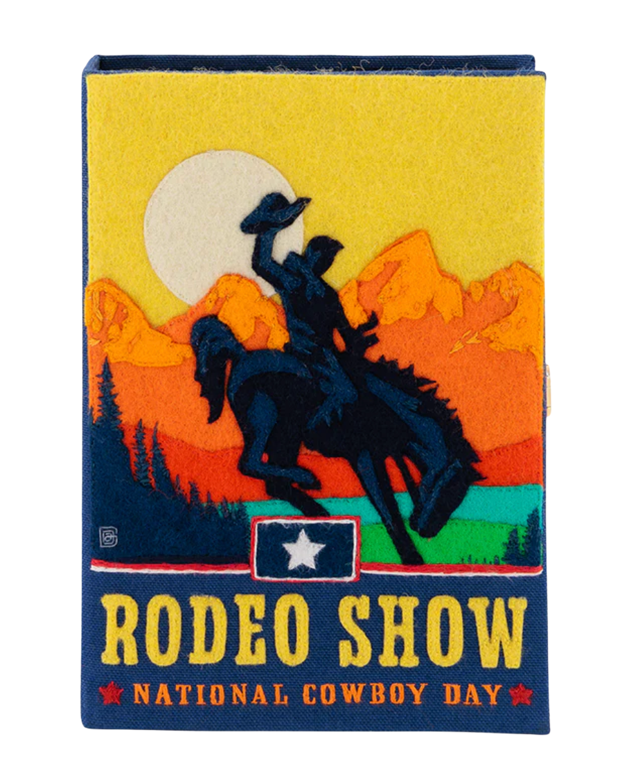 Rodeo Show Book Clutch by Olympia Le Tan
