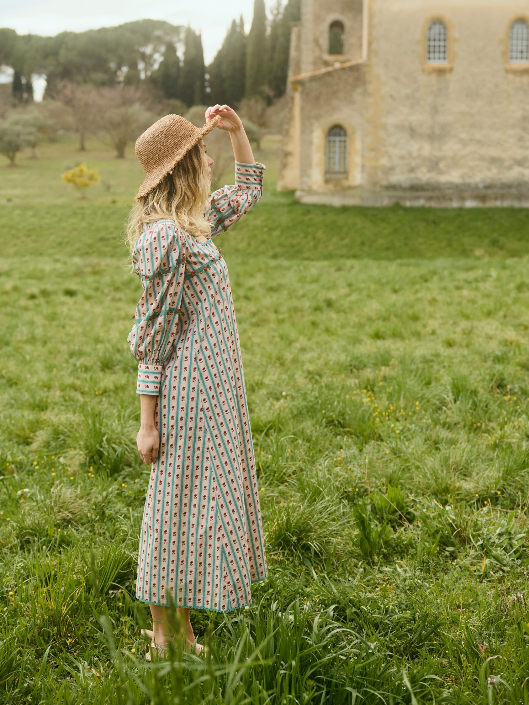 Tara Dress in Poppy Fields Floral by Eddy