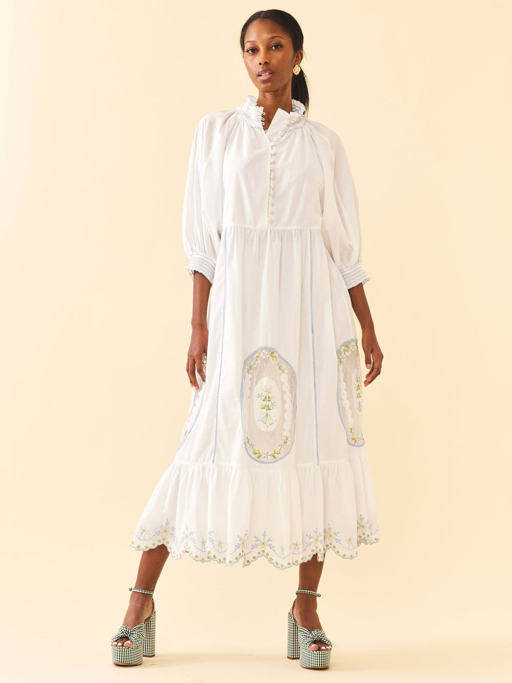 Eliza Maxi Dress (Dove Grey)