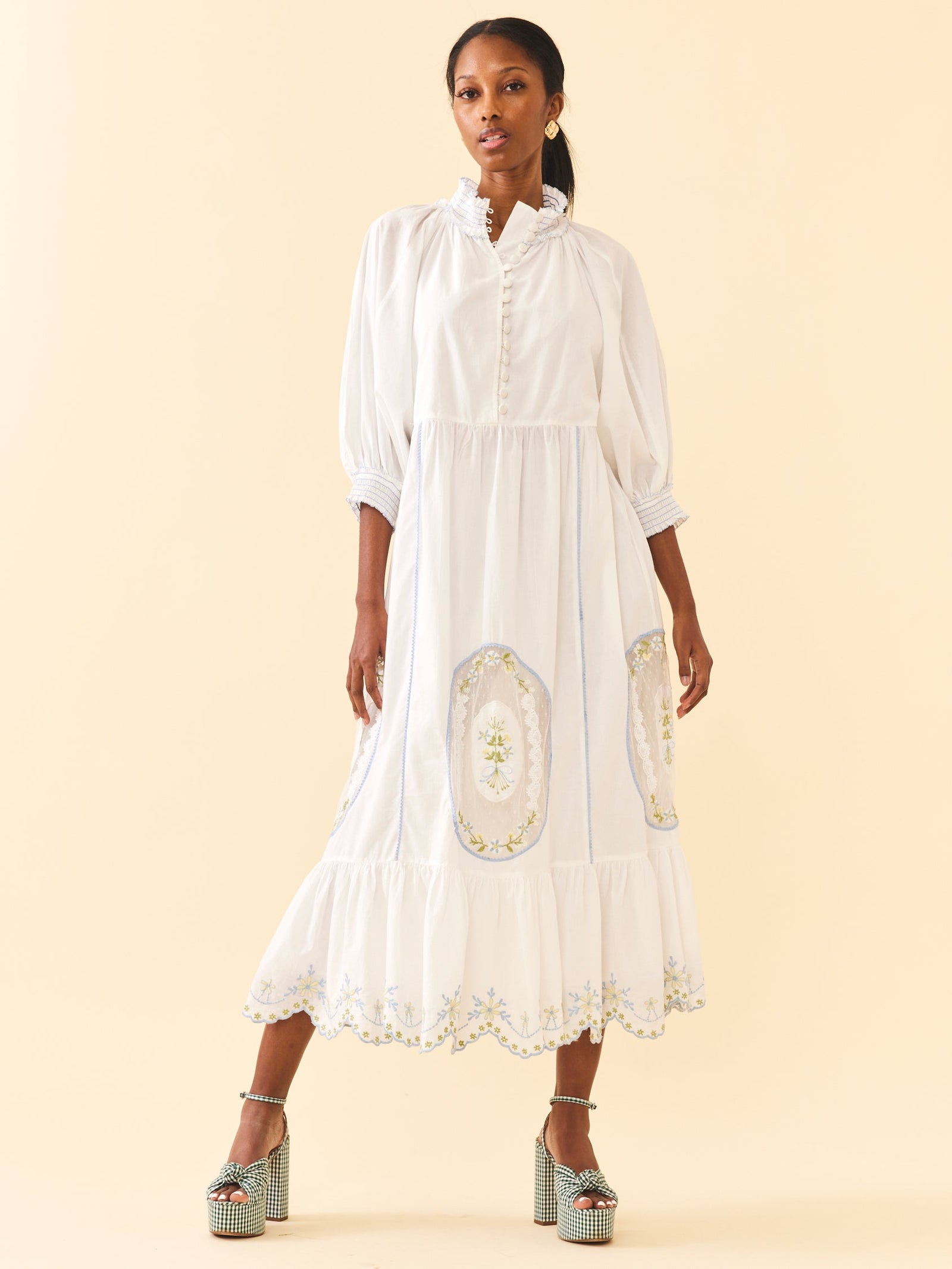 Eliza Maxi Dress (Dove Grey) main image 1