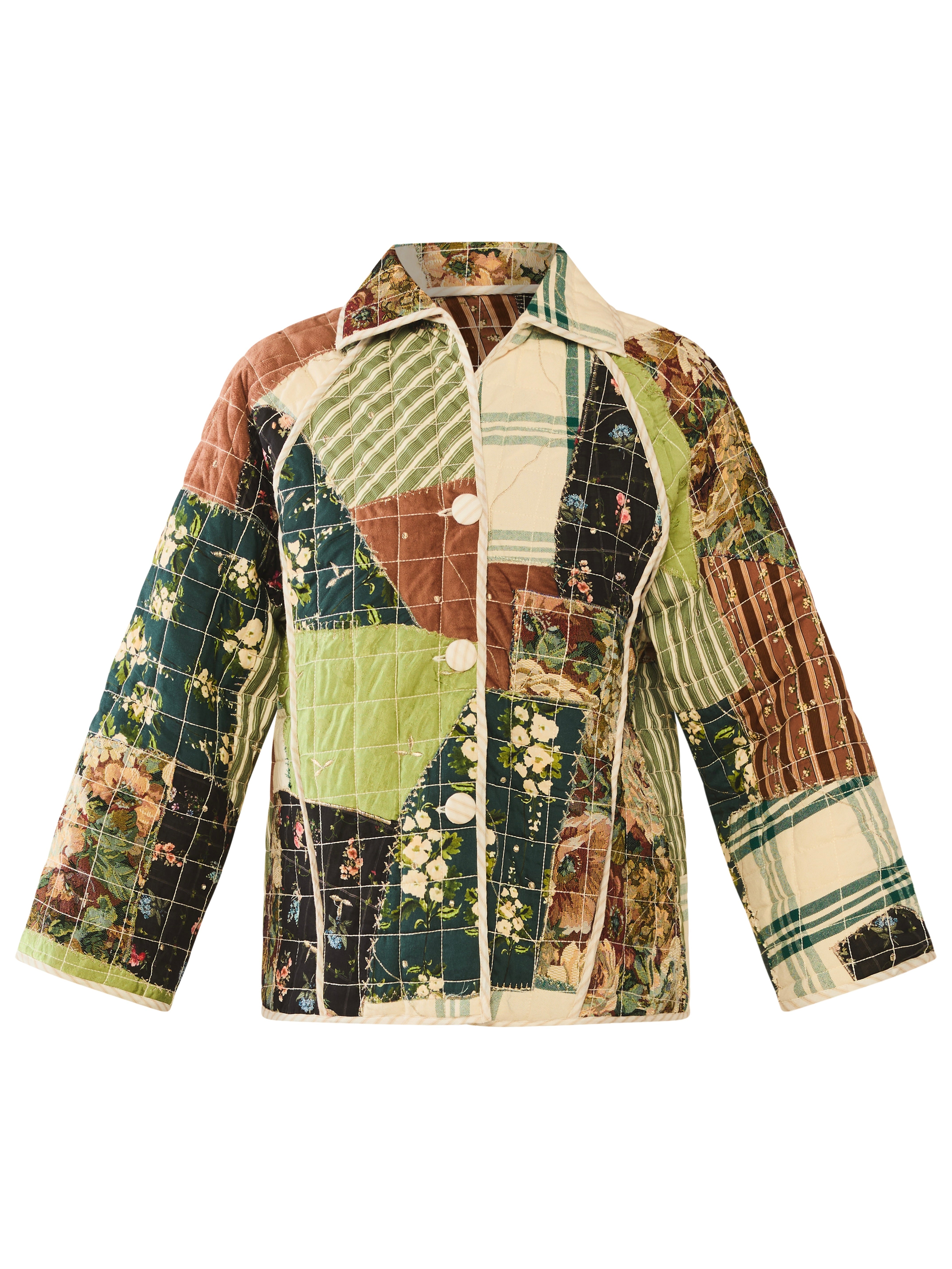 Quilted Scrap Jacket by Eddy