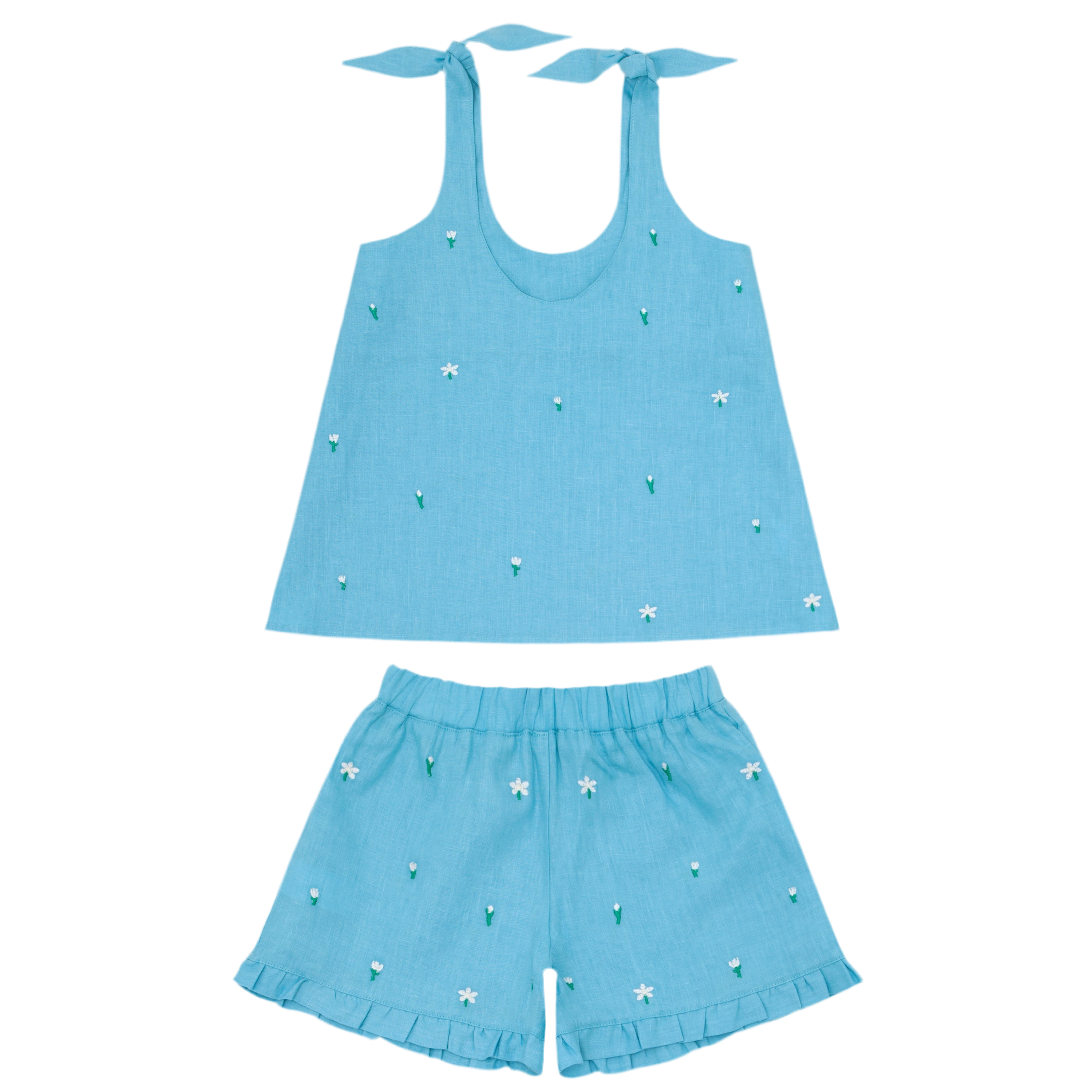 Fanm Mon x Minnow Girl's 2 Piece Short Set