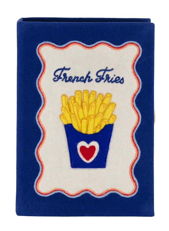 French Fries Book Clutch by Olympia Le Tan