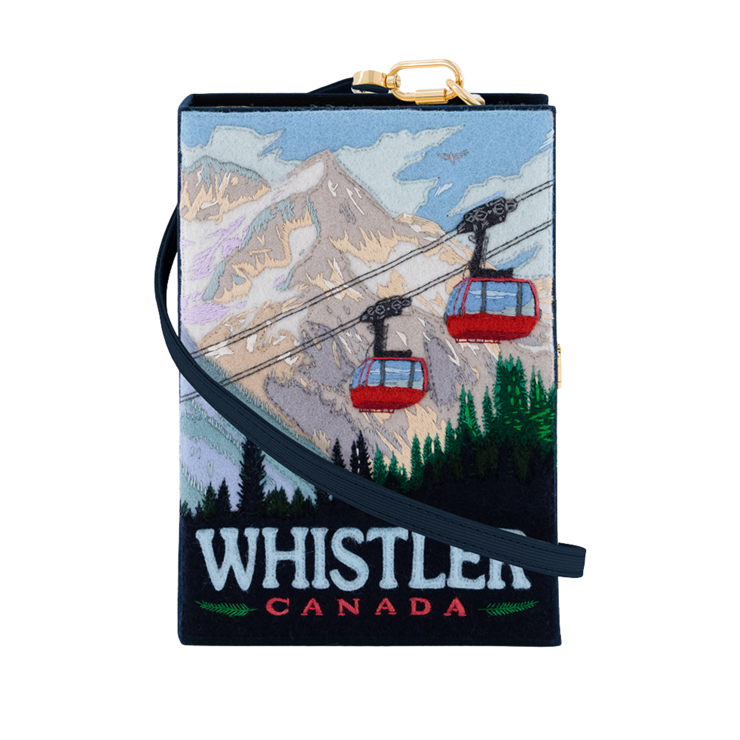 Whistler Book Clutch (Strapped) by Olympia Le-Tan