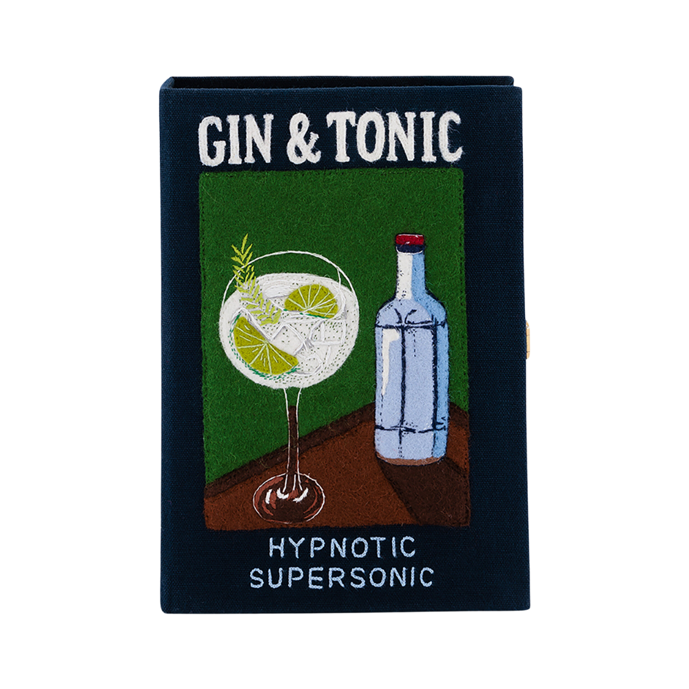 Gin & Tonic Book Clutch by Olympia Le-Tan