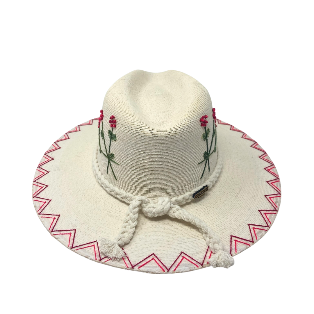Exclusive Roja Flores Hat by Corazon Playero - Preorder