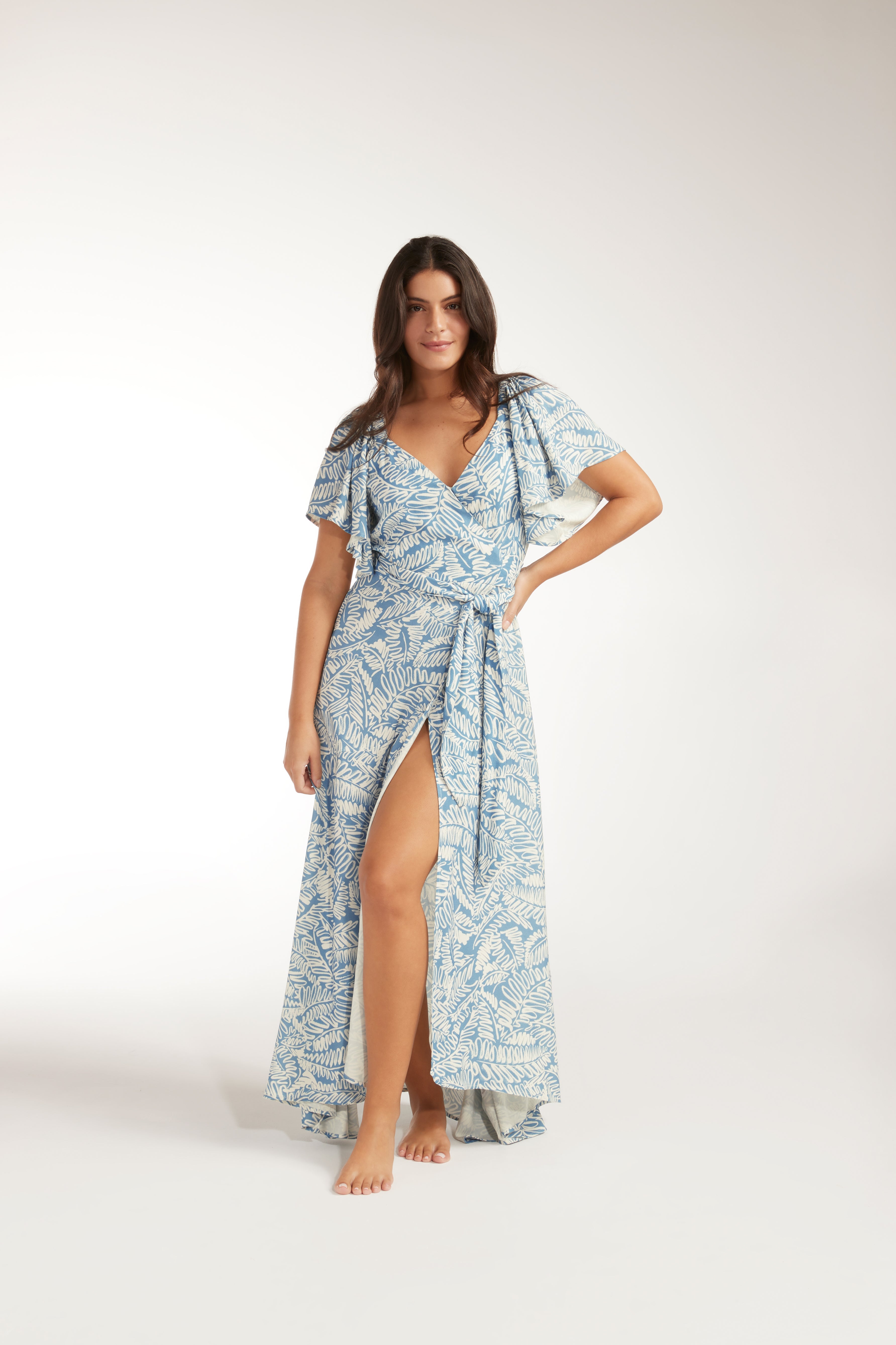 Adriana Wrap Dress by Hermoza