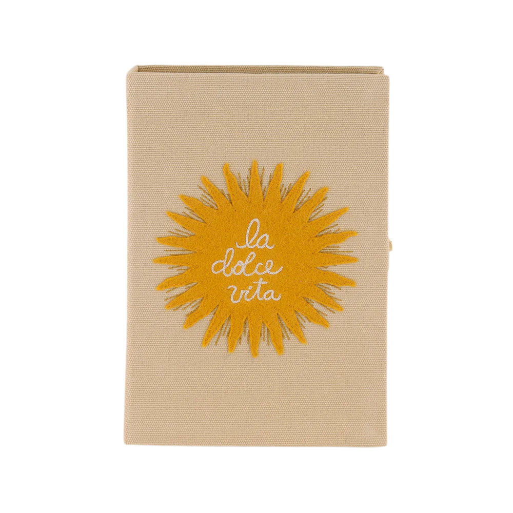 La Dolce Vita Book Clutch by Olympia Le-Tan