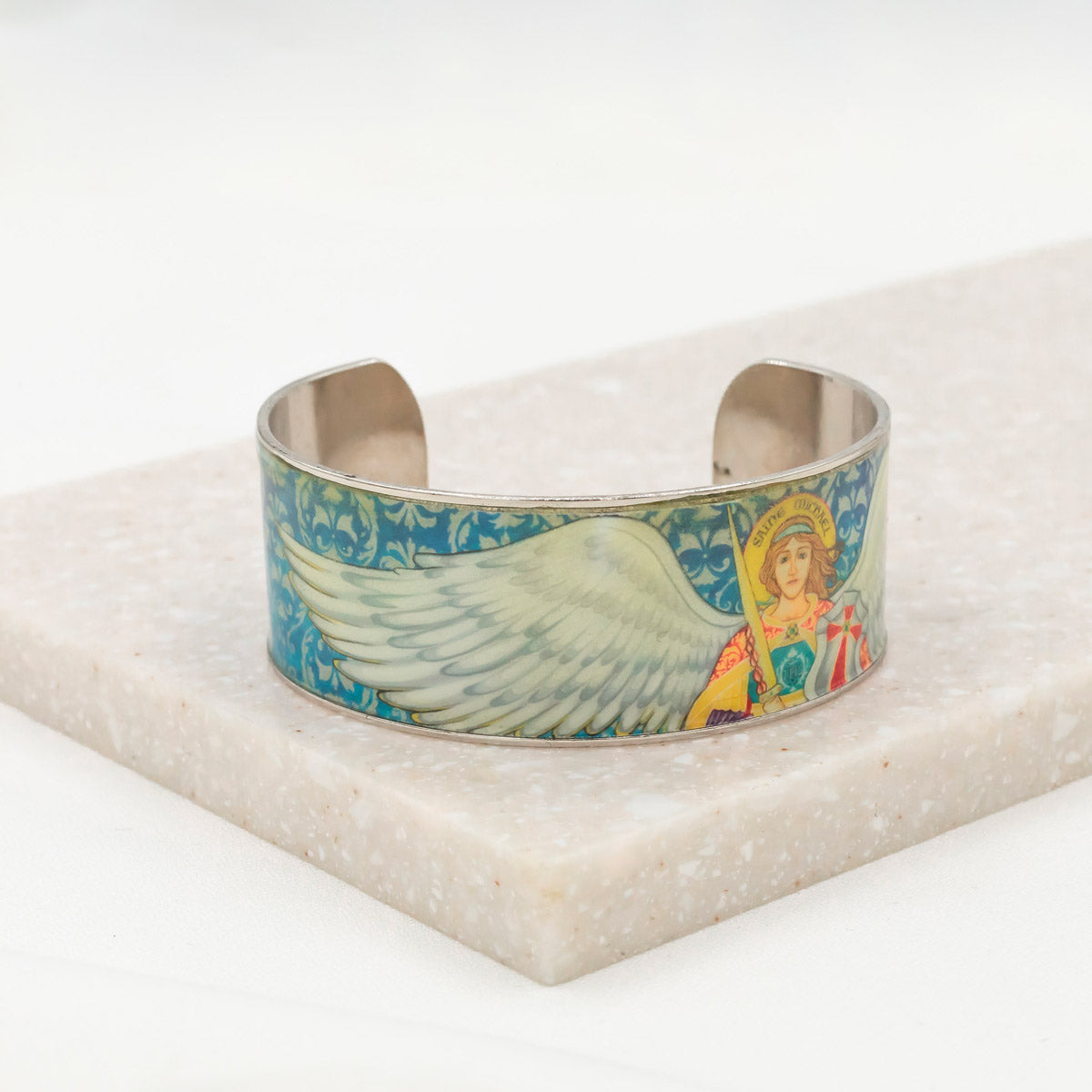 Archangel Michael Protection Cuff Bracelet by My Saint My Hero