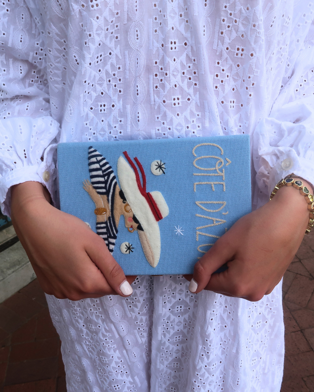 Cote D'Azur Book Clutch by Olympia Le-Tan
