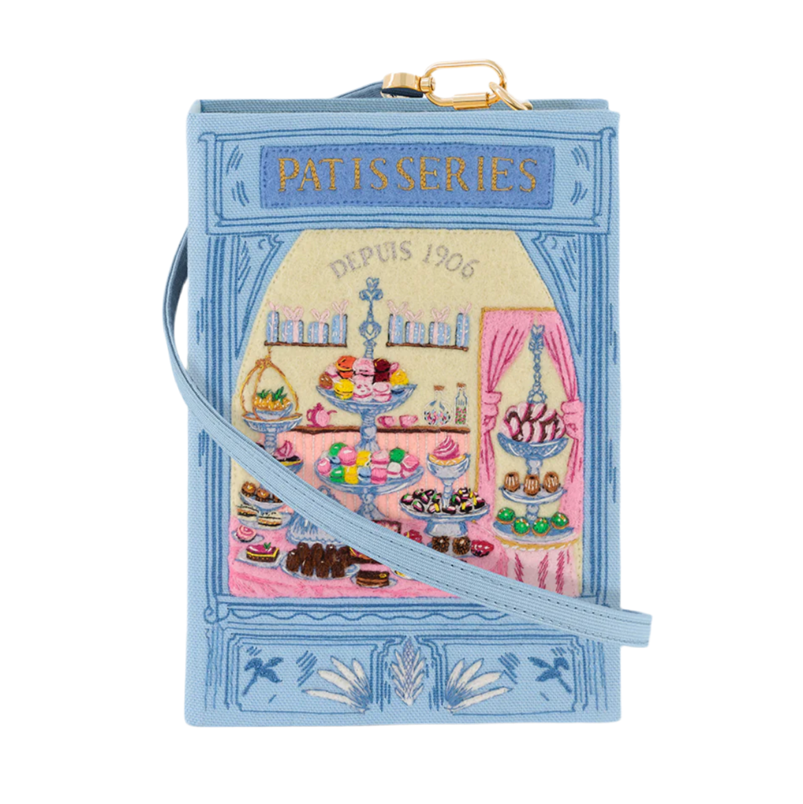 Book Clutch Patisseries Strapped by Olympia Le-Tan