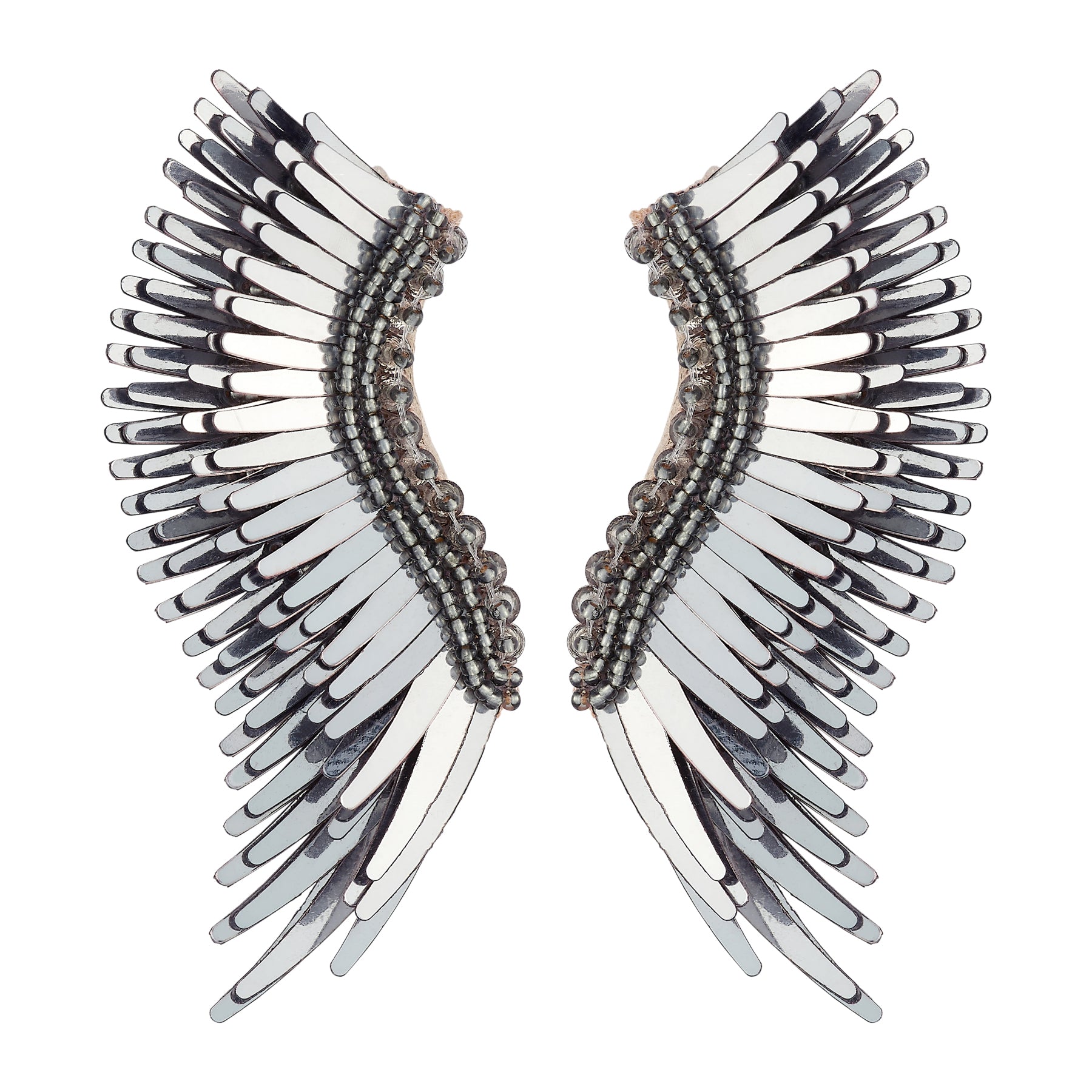 Midi Madeline Earrings Gunmetal by Mignonne Gavigan