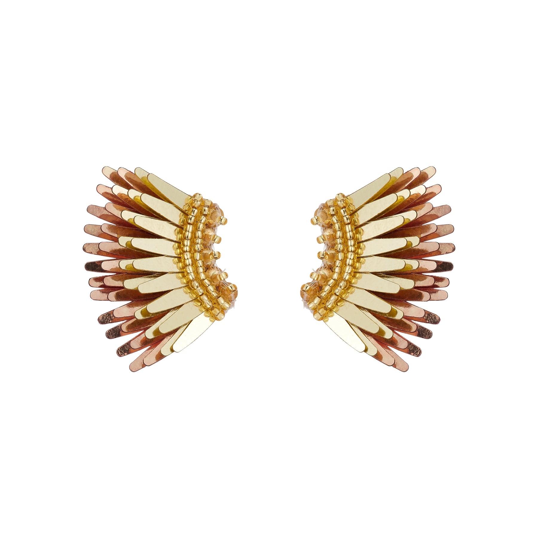 Micro Madeline Earrings Rose Gold Gold by Mignonne Gavigan