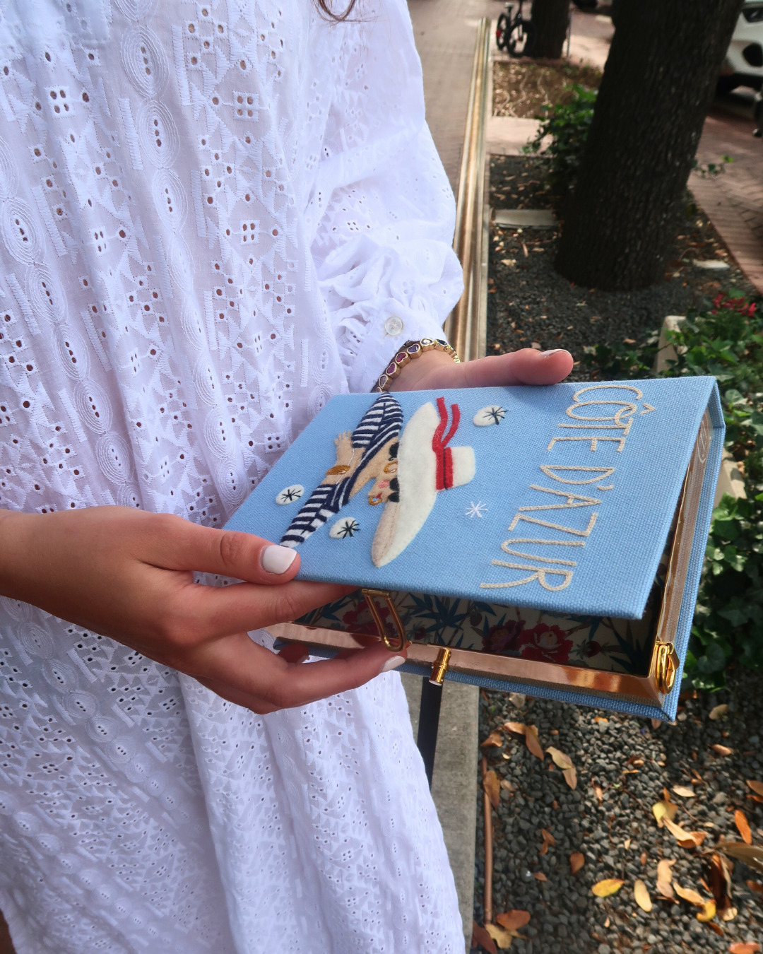 Cote D'Azur Book Clutch by Olympia Le-Tan