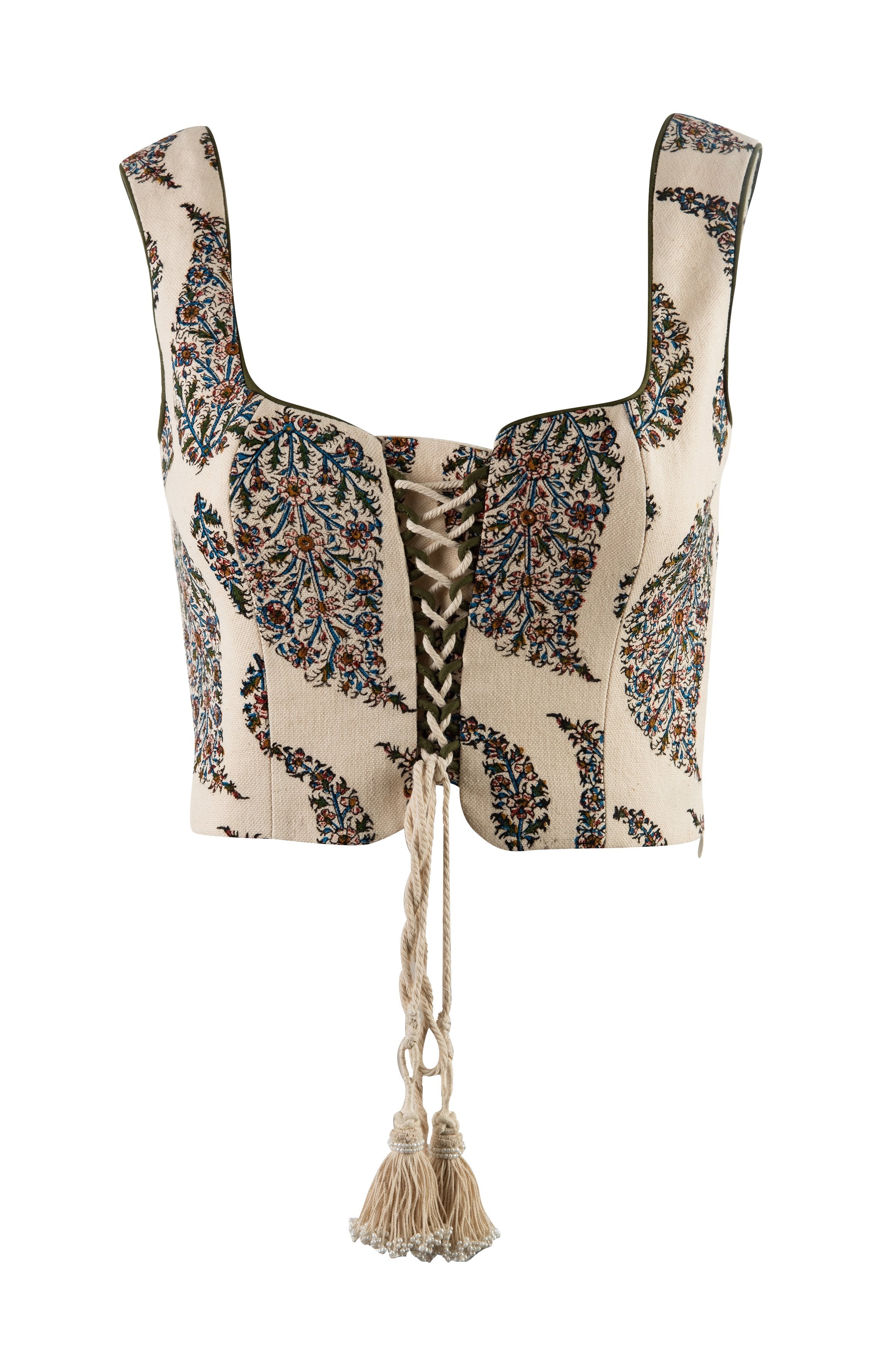 Shalimar Bustier - Ghalamkar by Rosewater House