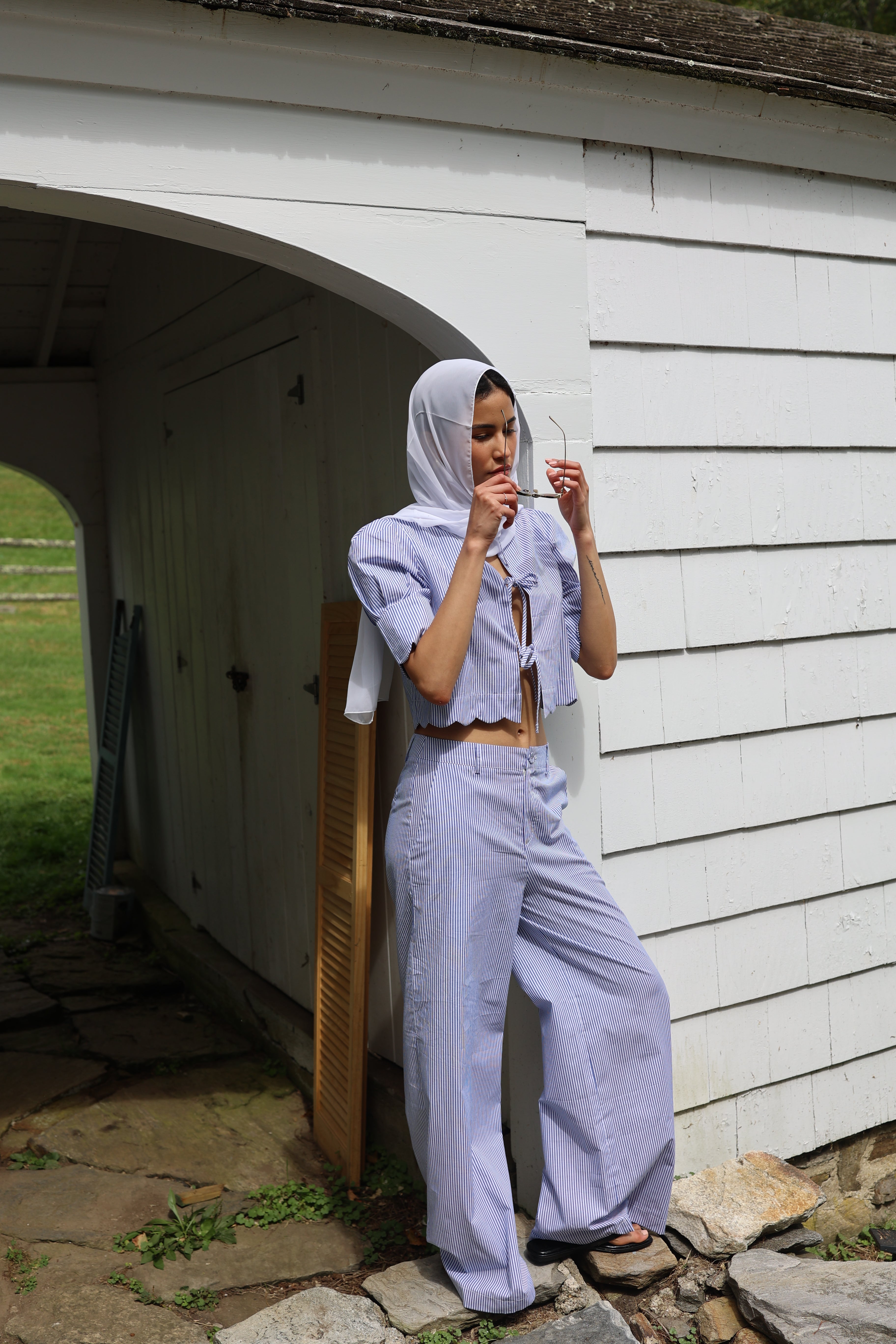 Portofino Pant Blue Stripe by Sister