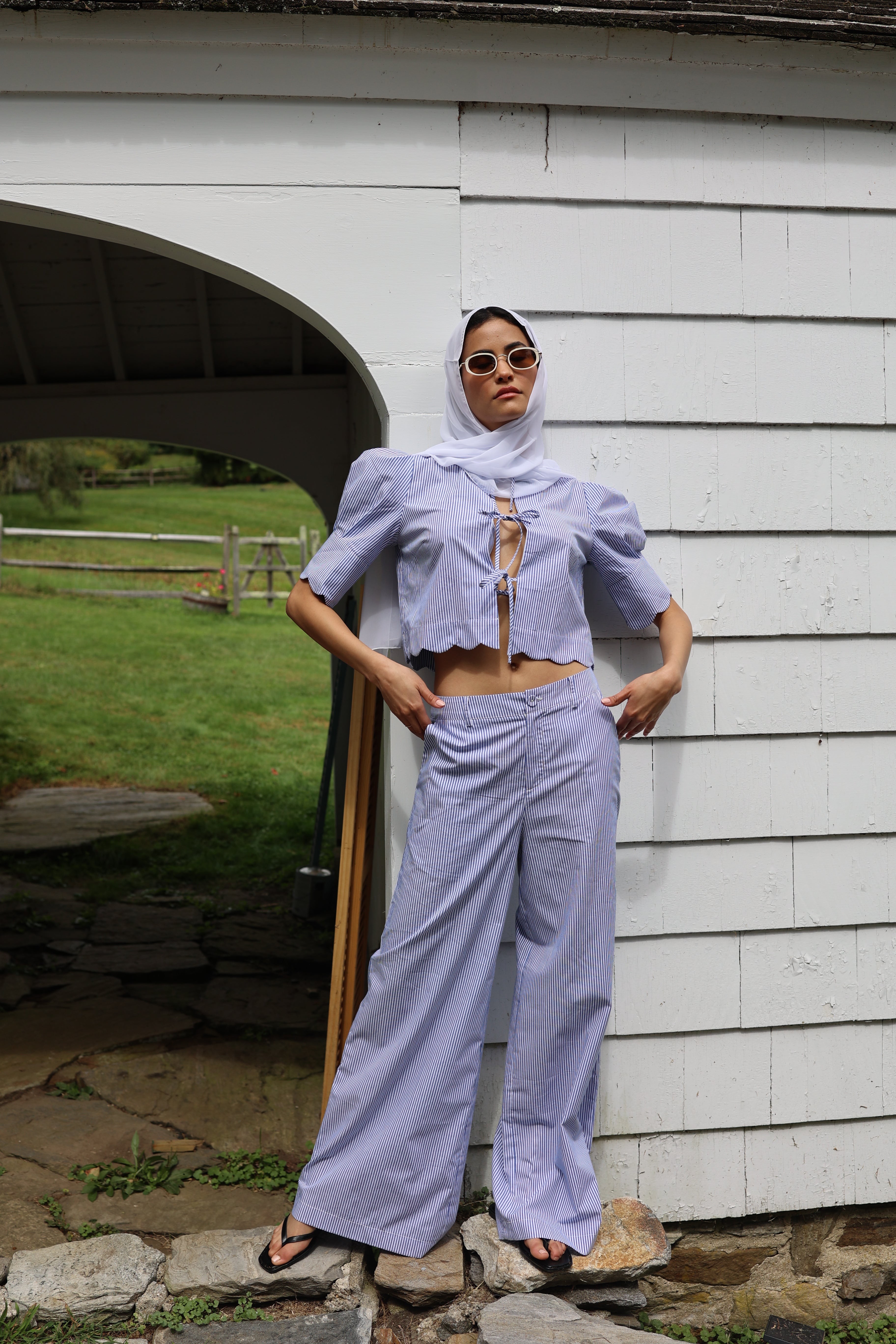 Portofino Pant Blue Stripe by Sister