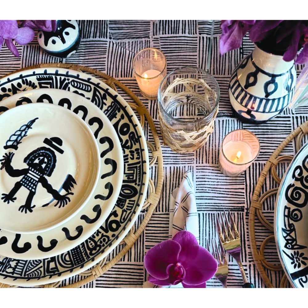 Echoes of the Ancients Dinner Plate - Set of 4 by Agave (HerStory Exclusive)