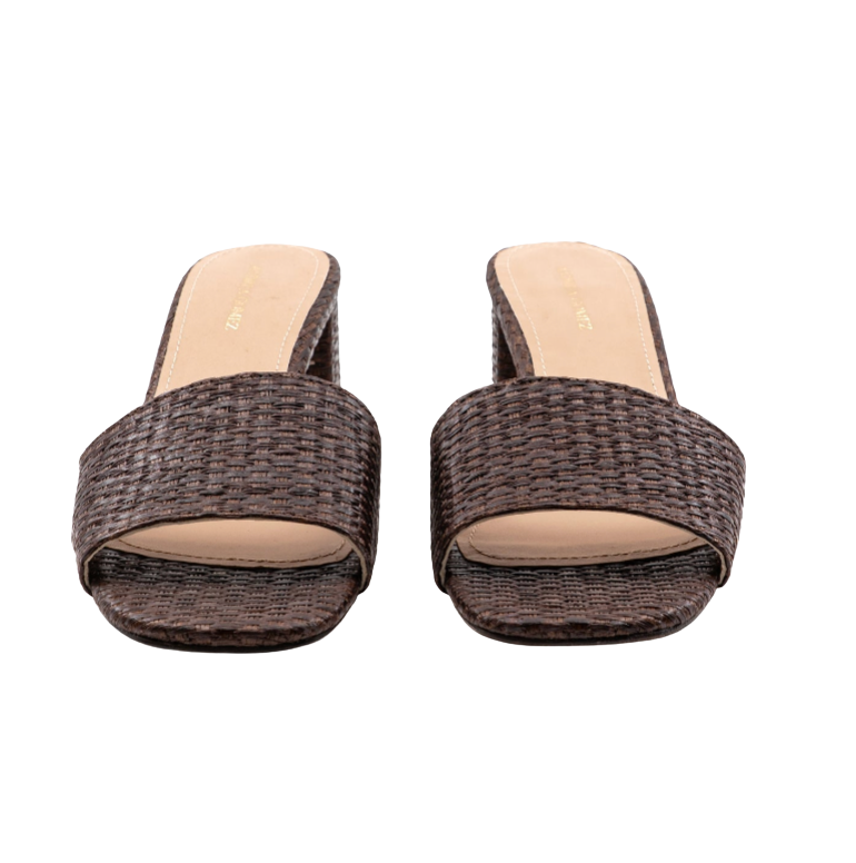 Claudia Raffia Mule by Andrea Gomez