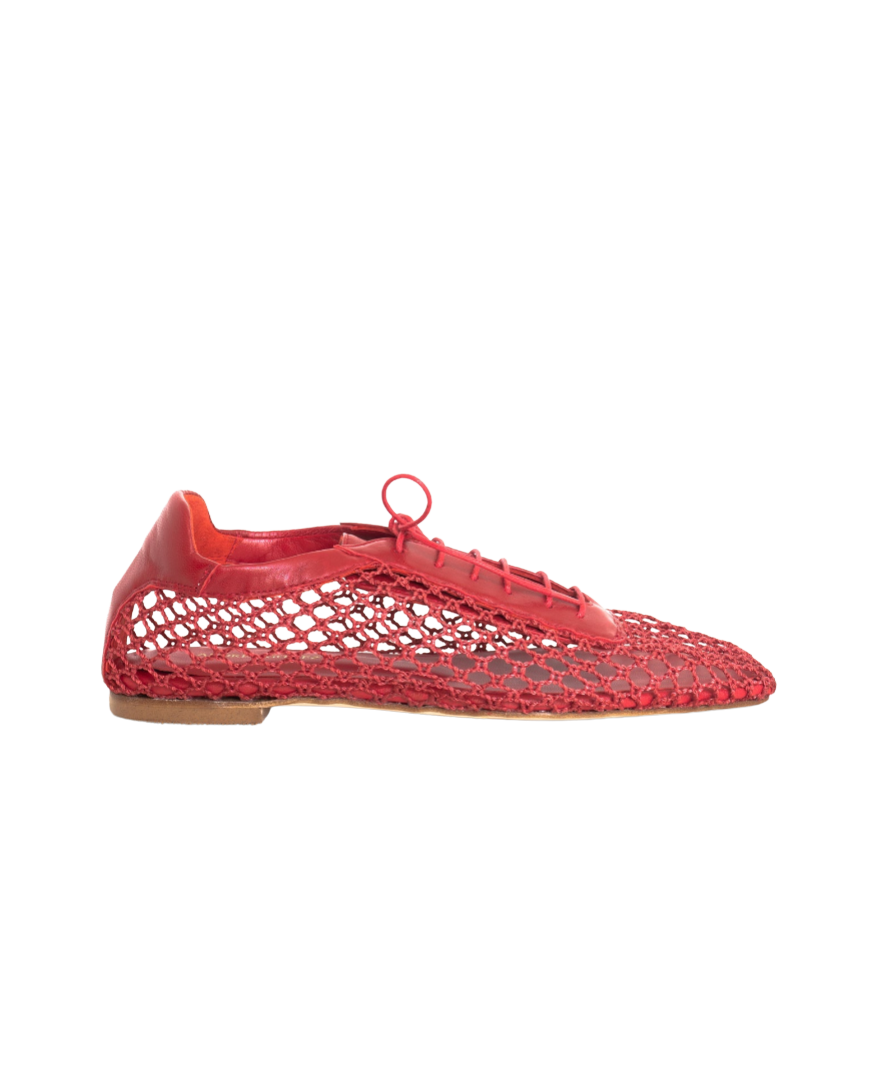 Antonia Red Mesh by Andrea Gomez