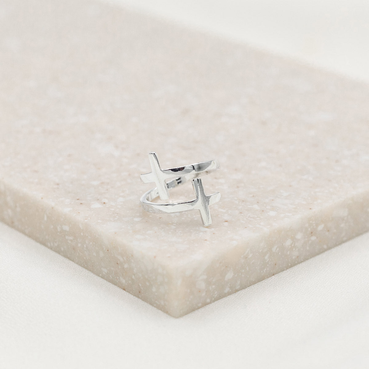 Pillar of Faith Cross Ring by My Saint My Hero