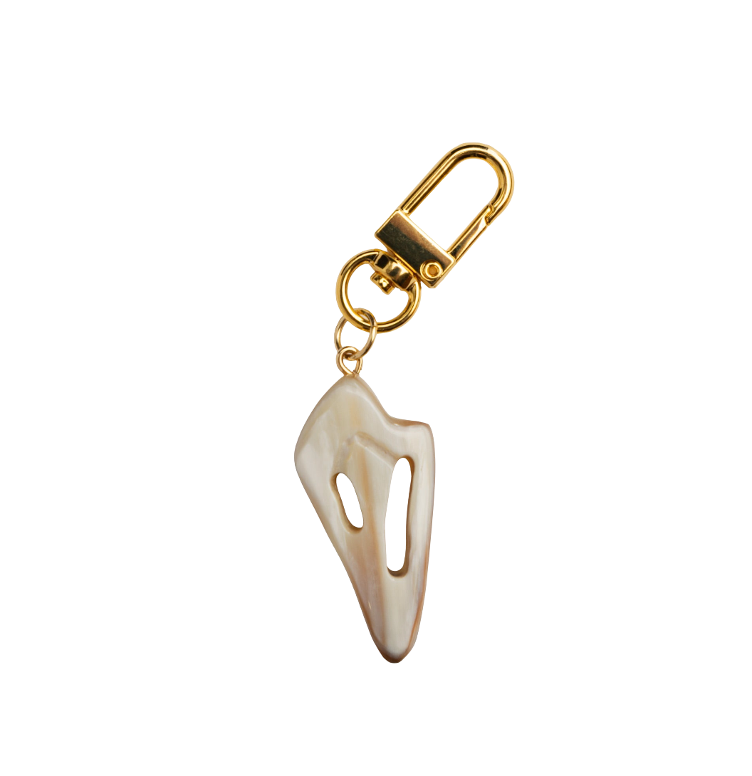 Cut Conch Charm in Hand-Carved Horn by Lilly Sisto x Akola