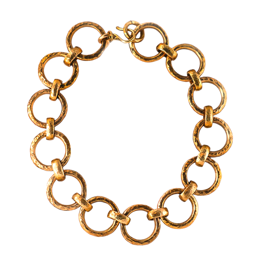 Tinsley Brass Choker Necklace by Akola