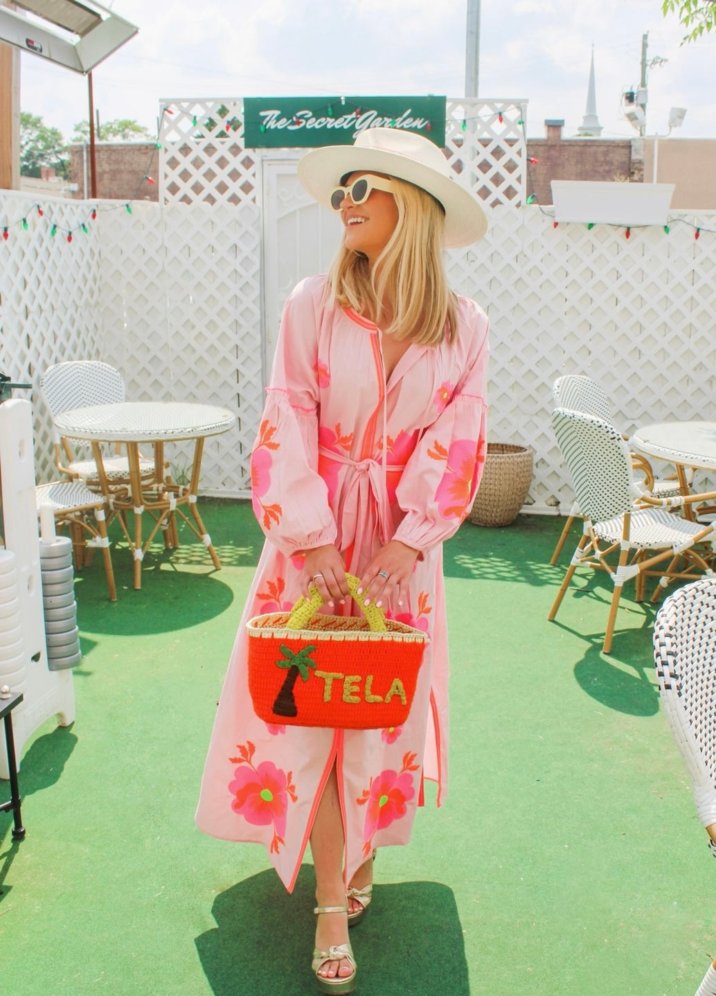 Florida Florals-Pink by Tela Mercantile