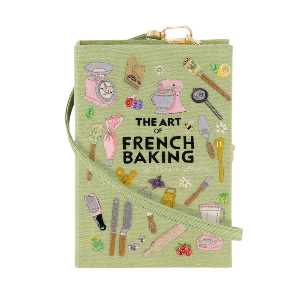 The Art of French Baking Book Clutch (Strapped) by Olympia Le-Tan