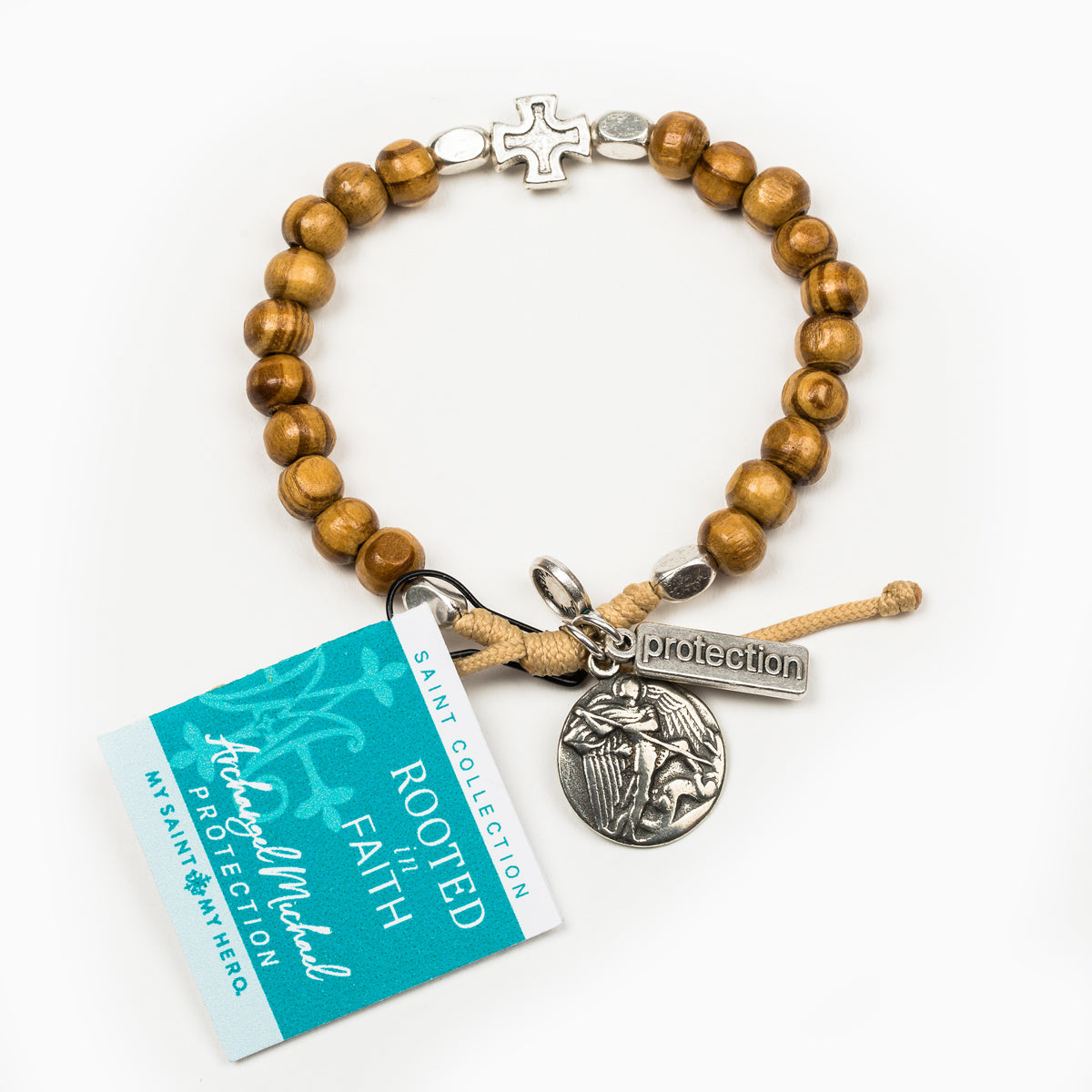 Rooted in Faith Bracelet - Archangel Michael Protection by My Saint My Hero