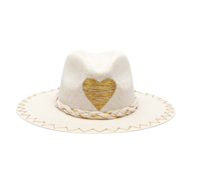 Ximena Gold Hat by Corazon Playero