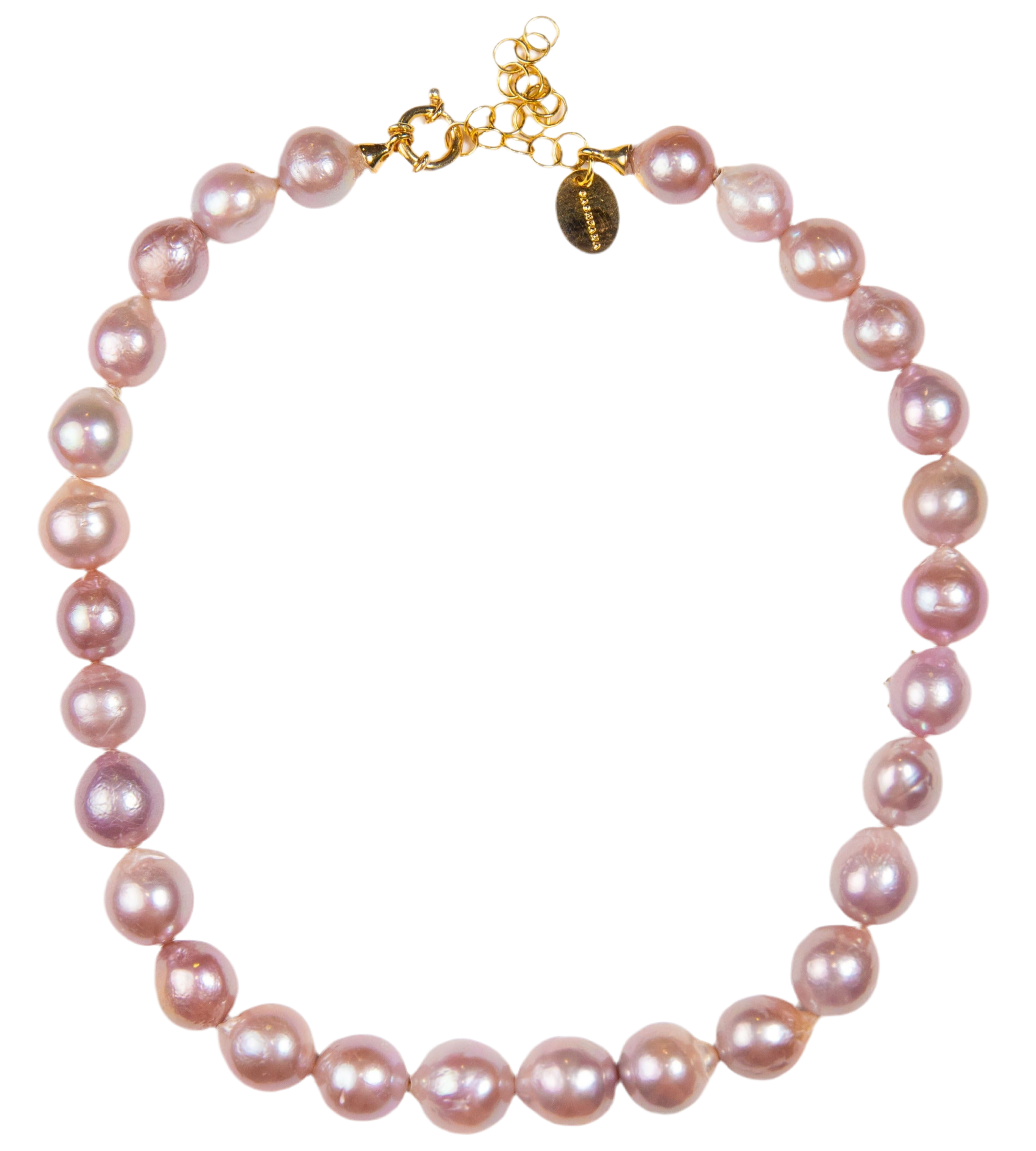 Short Rose Pearl Necklace by Cashfana