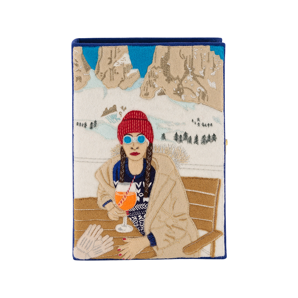Cocktail at Altitude Book Clutch by Olympia Le Tan