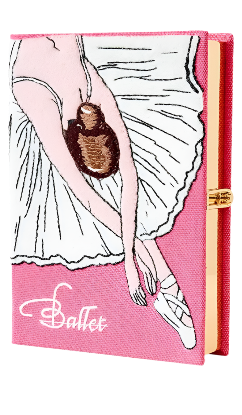 Ballerina Book Clutch by Olympia Le Tan