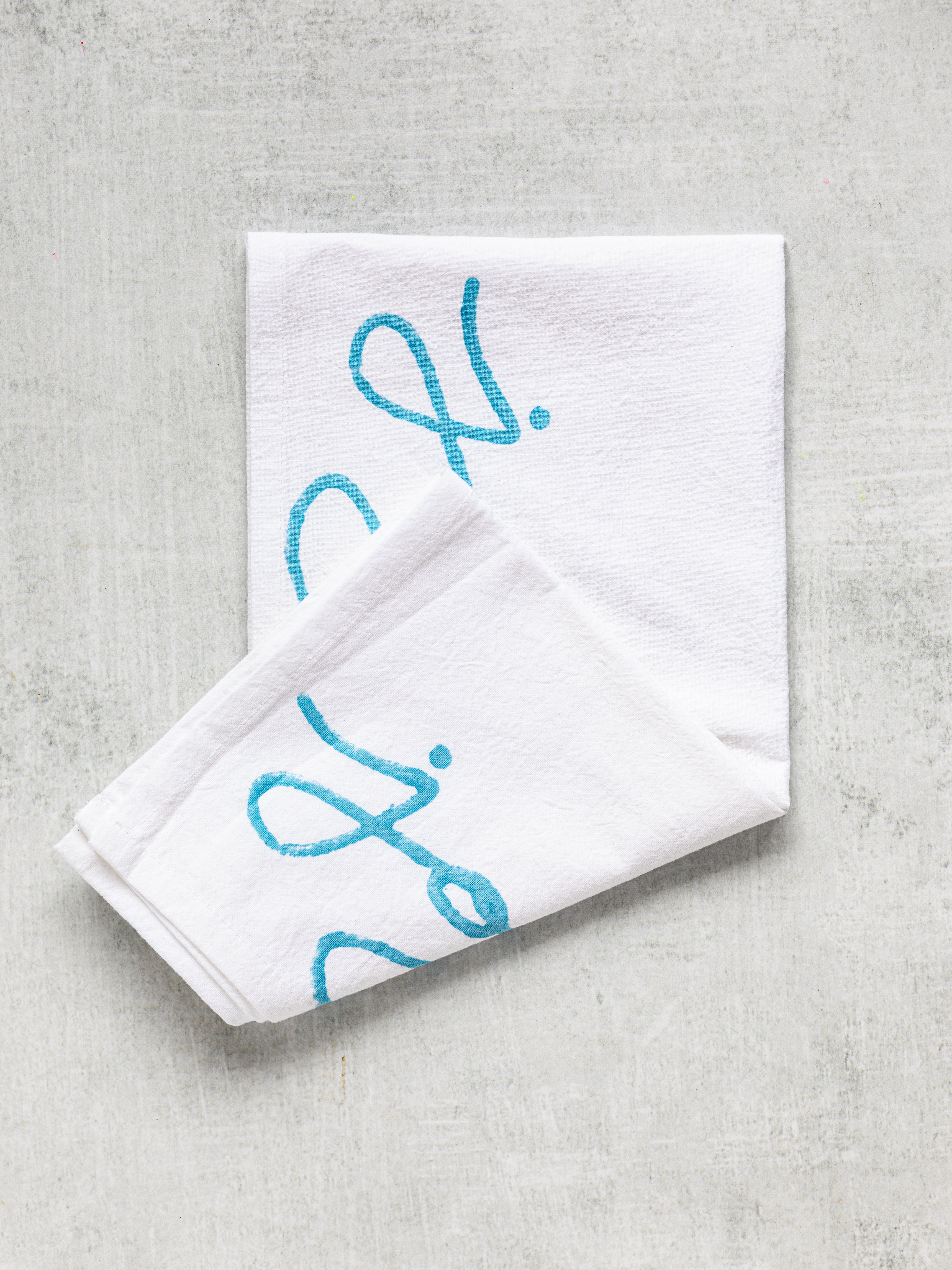 Tea Towel - Joyful, Saltwater by Mended