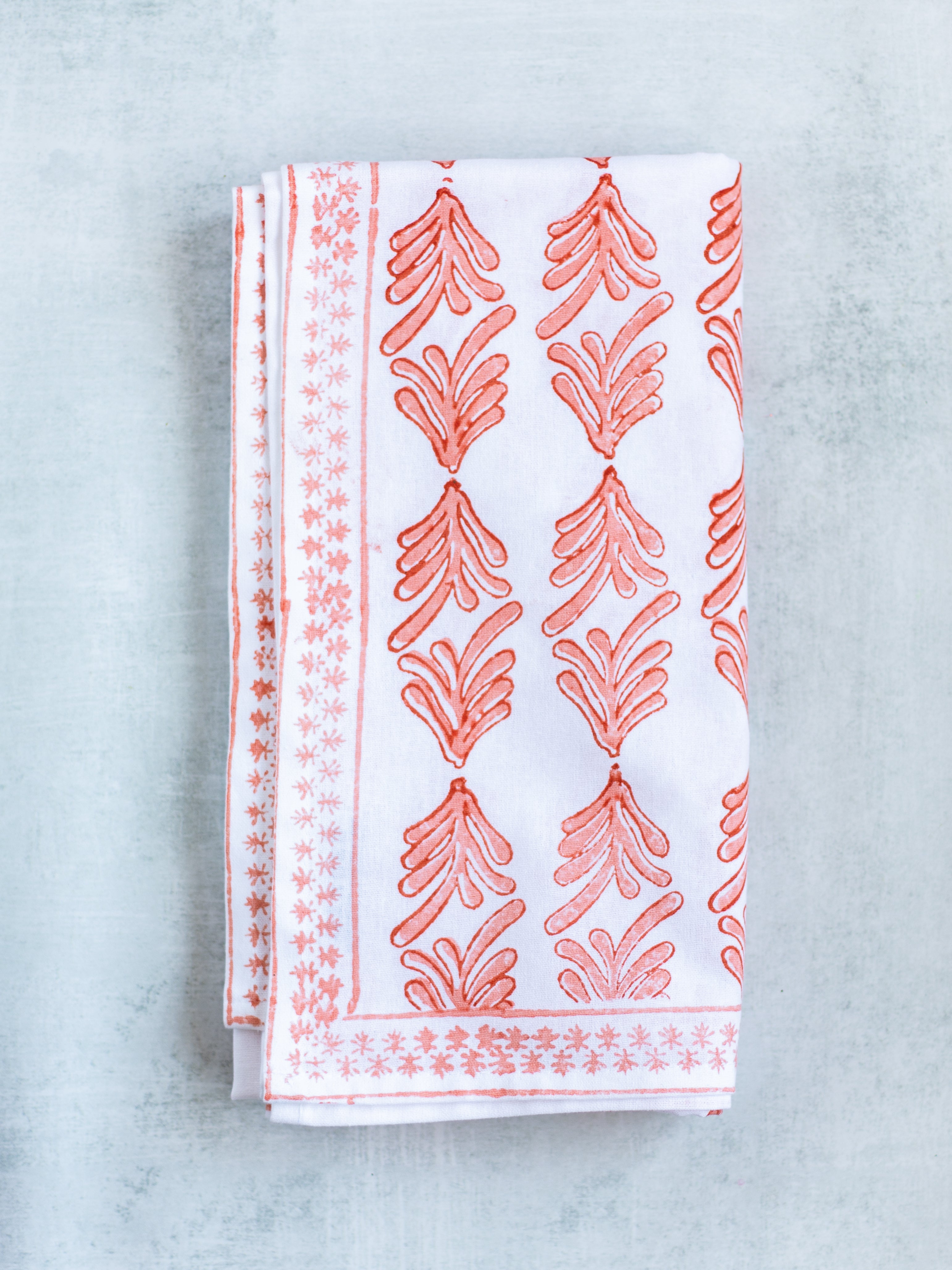 Table Runner - Palmetto, Orange & Melon by Mended