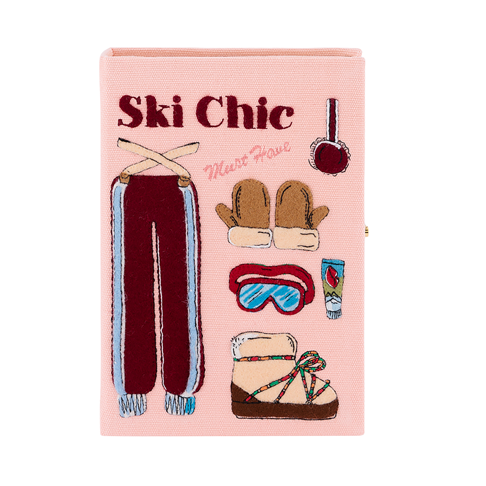 Ski Chic Book Clutch by Olympia Le-Tan