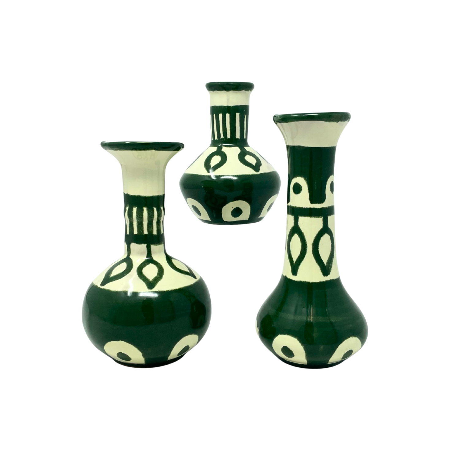 Echoes of the Ancients Bud Vase - Set of 3 by Agave (HerStory Exclusive)
