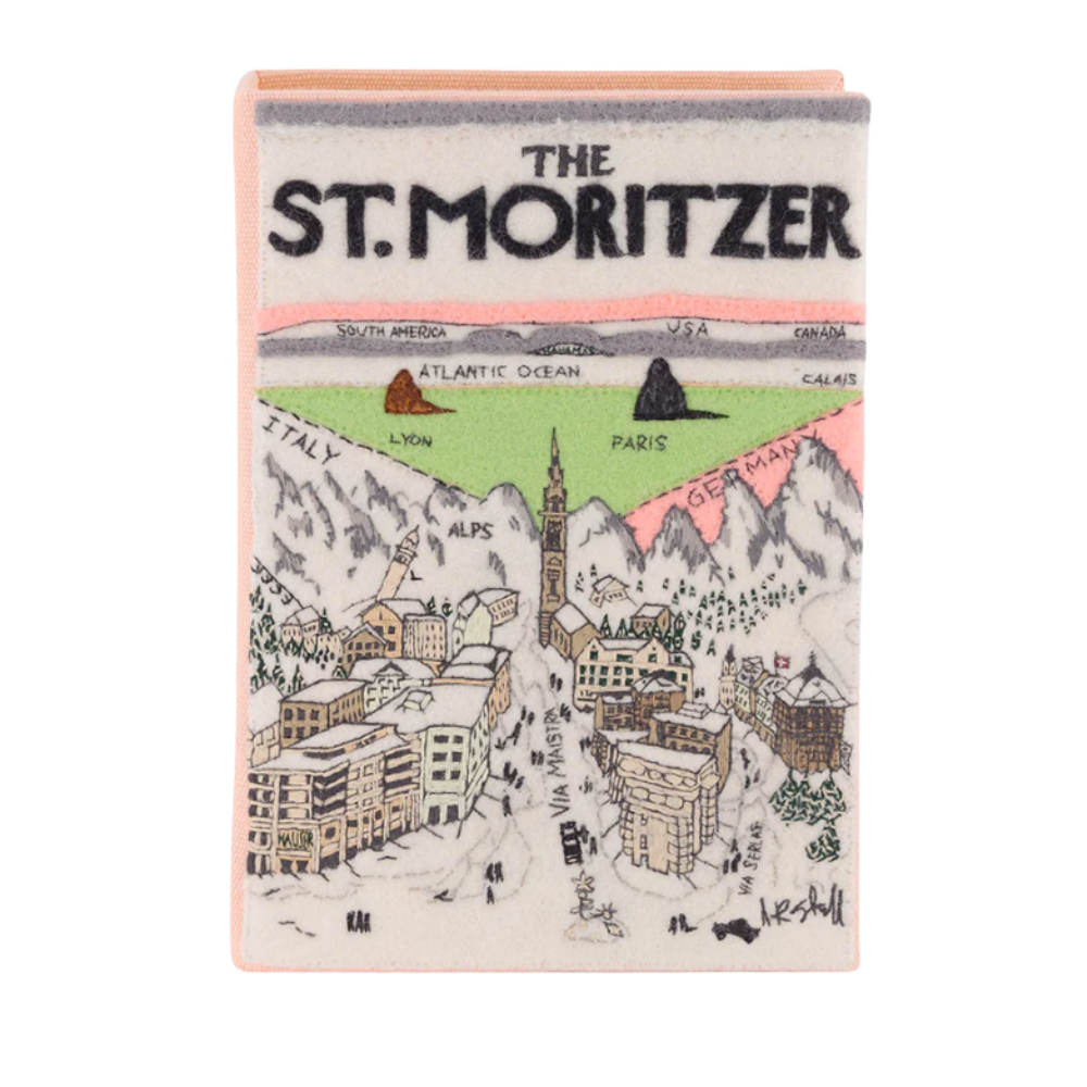 The St. Moritzer Book Clutch by Olympia Le-Tan