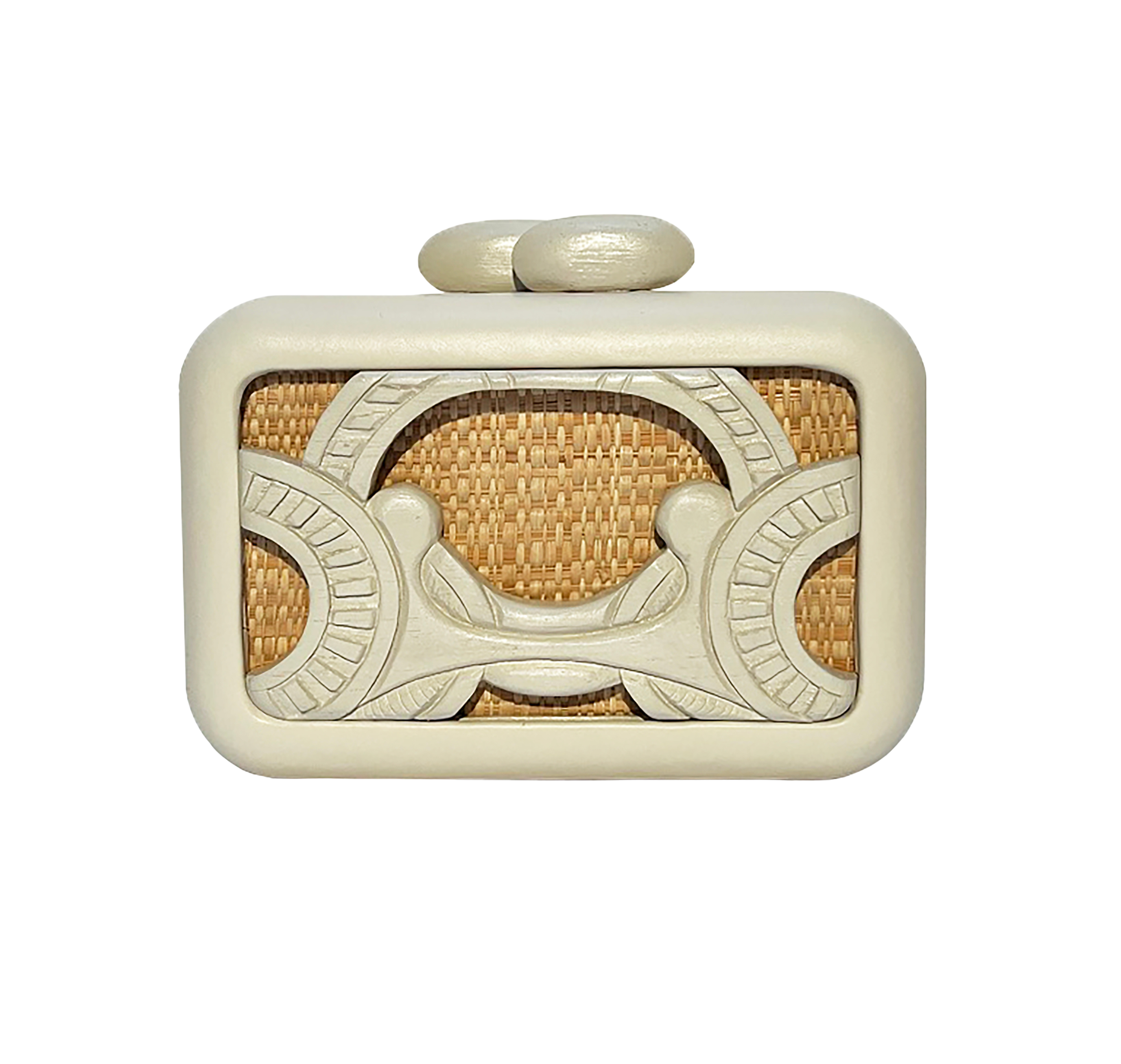 Simitris Curves Cattail Clutch by Sy&Vie
