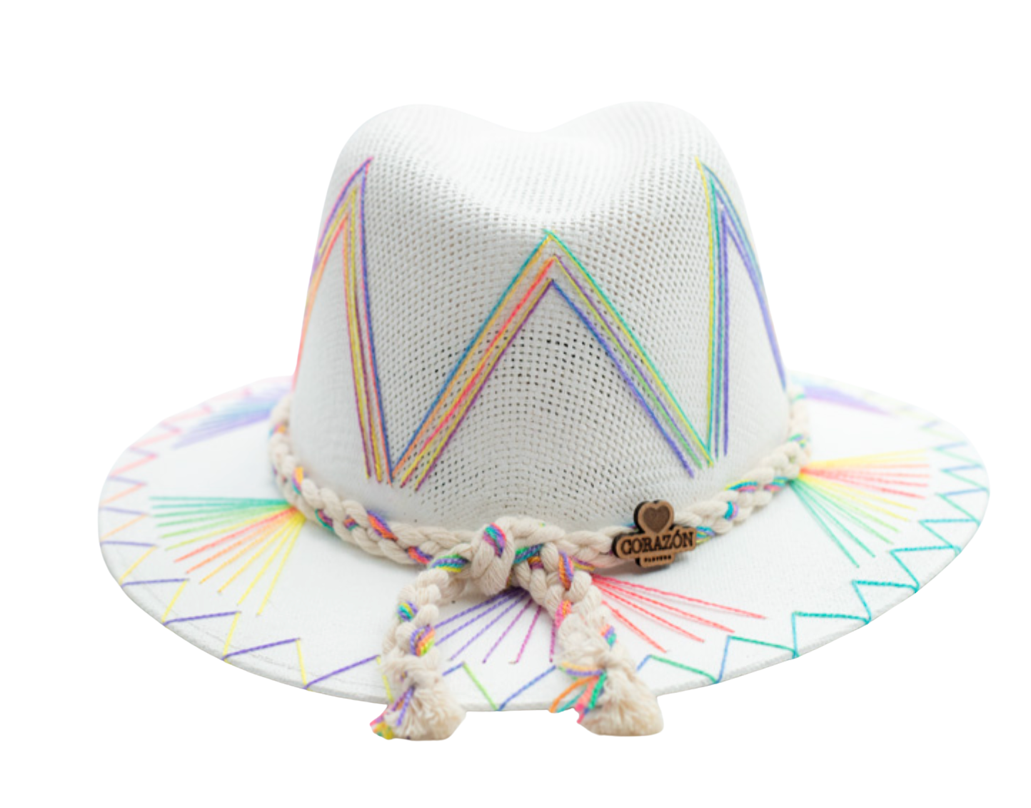 Rainbow Isabella Bebe Hat by Corazon Playero